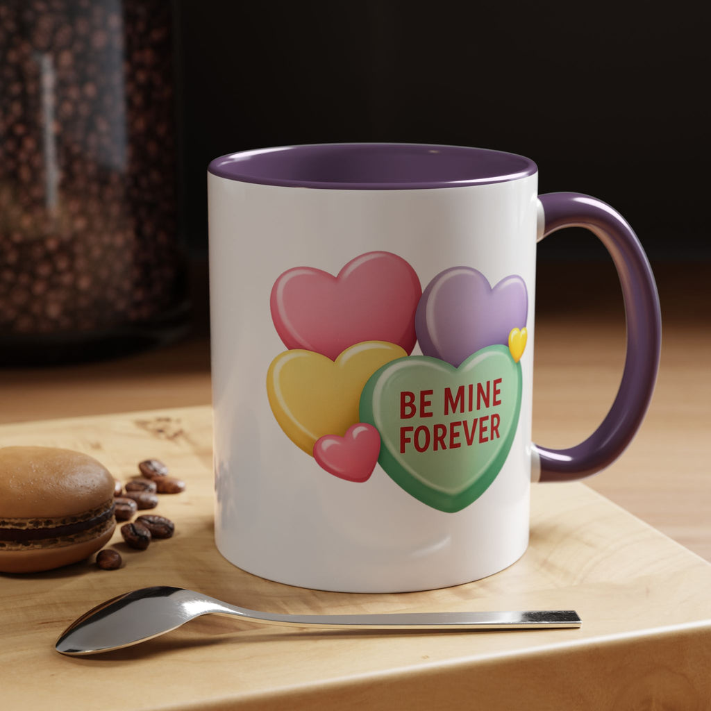 Be Mine Forever Valentine’s Day Mug – Cute Candy Heart Coffee Cup | Romantic Gift for Him or Her