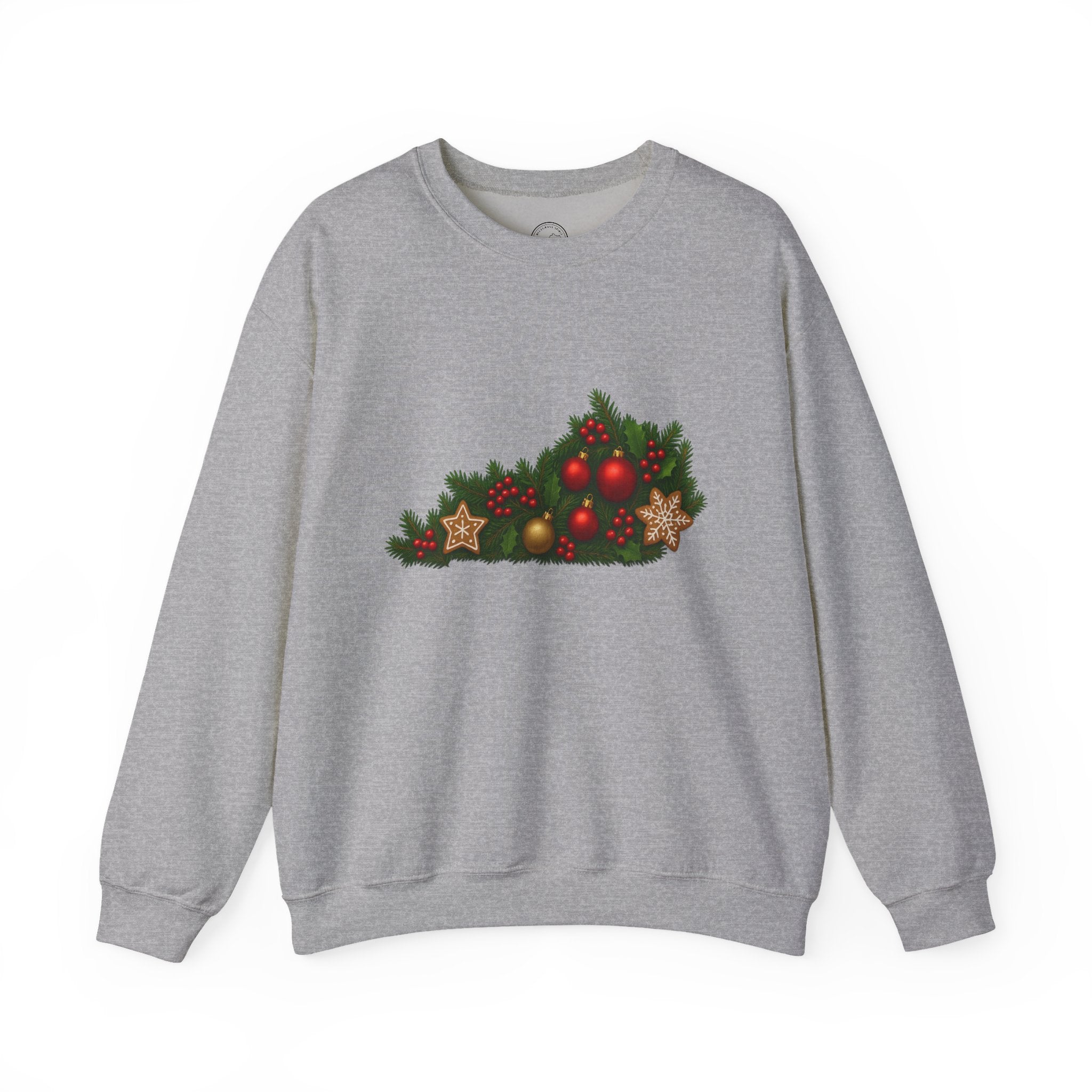 Kentucky Christmas Wreath Sweatshirt