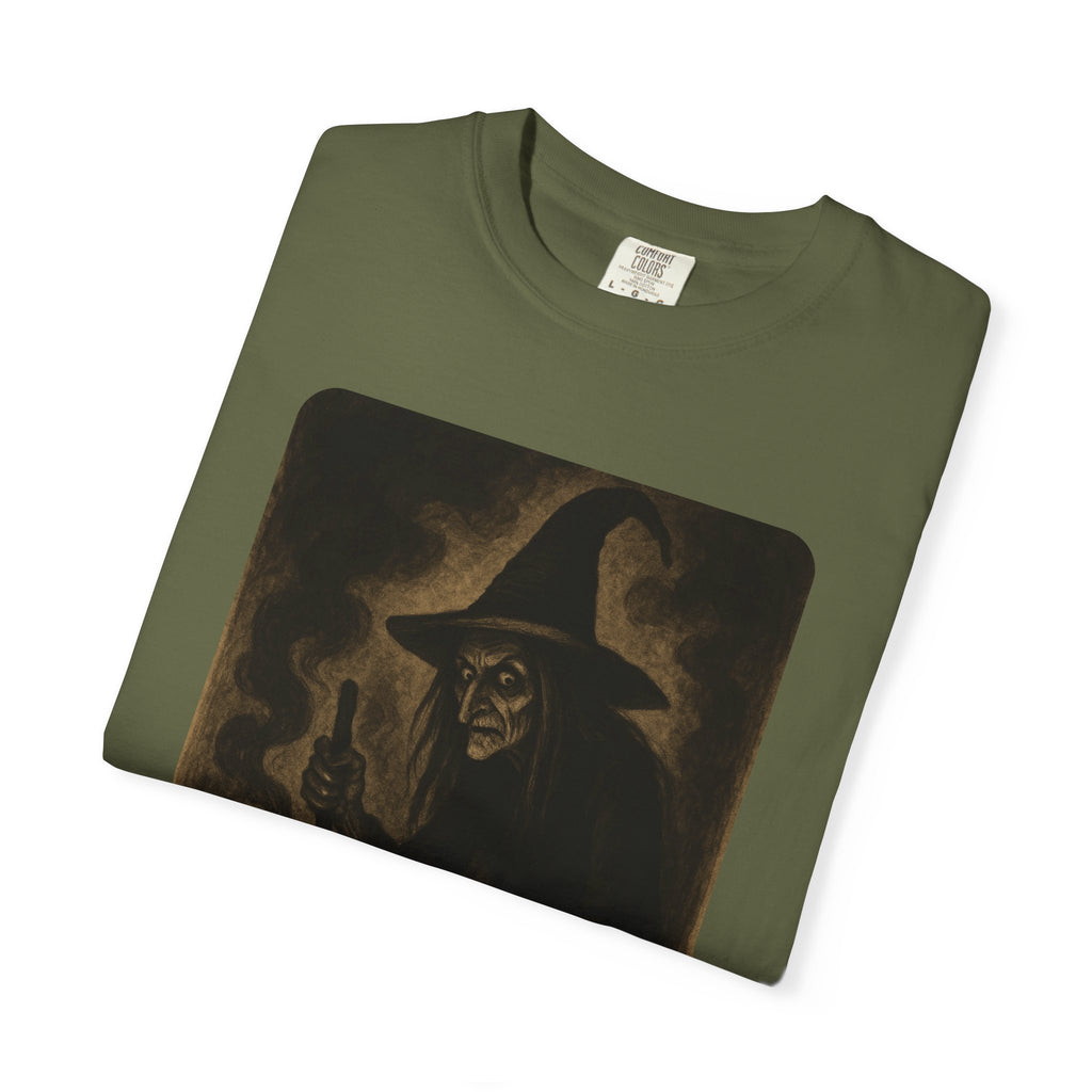 Vintage Witch Brewing Cauldron Halloween Shirt