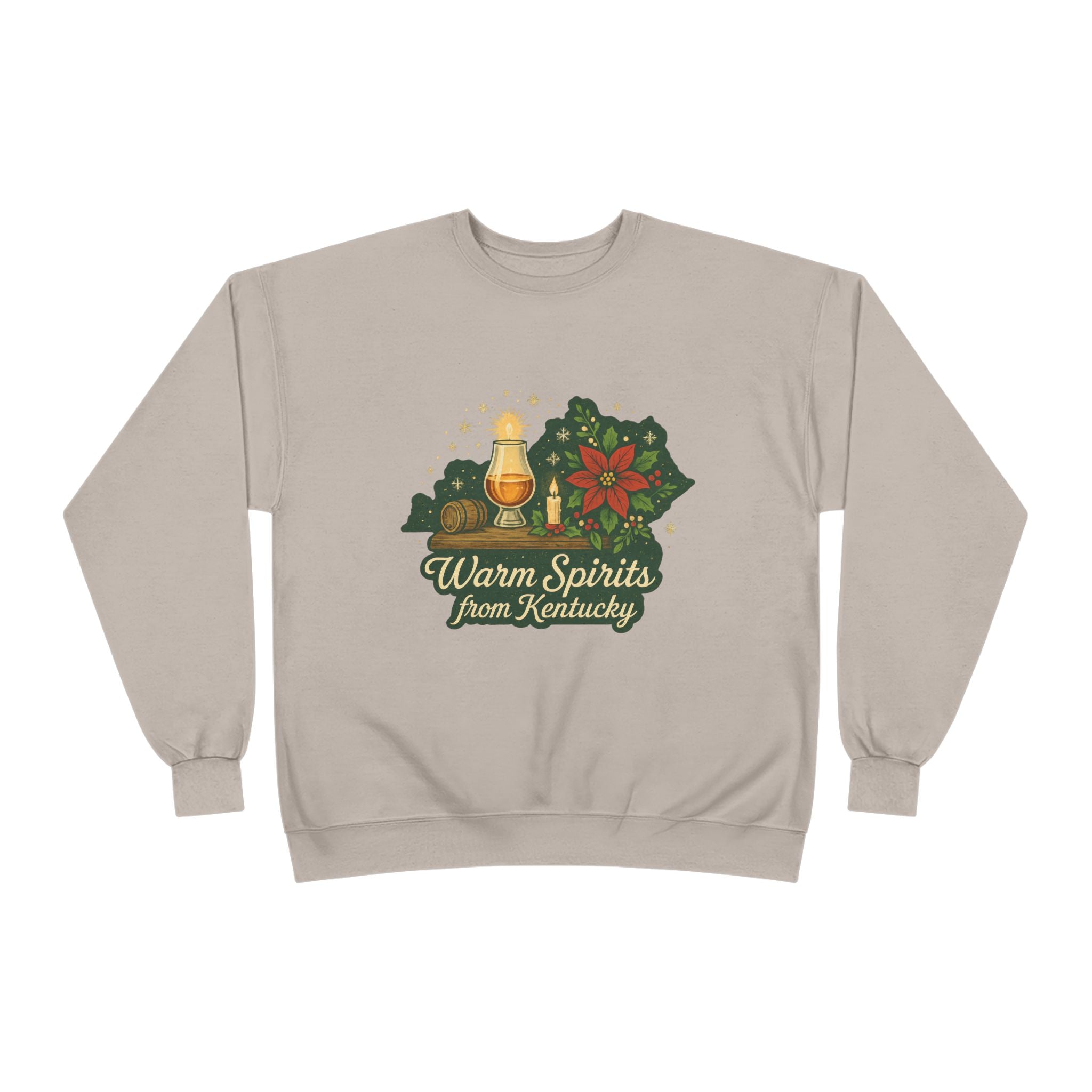 Warm Spirits from Kentucky - Christmas Sweatshirt