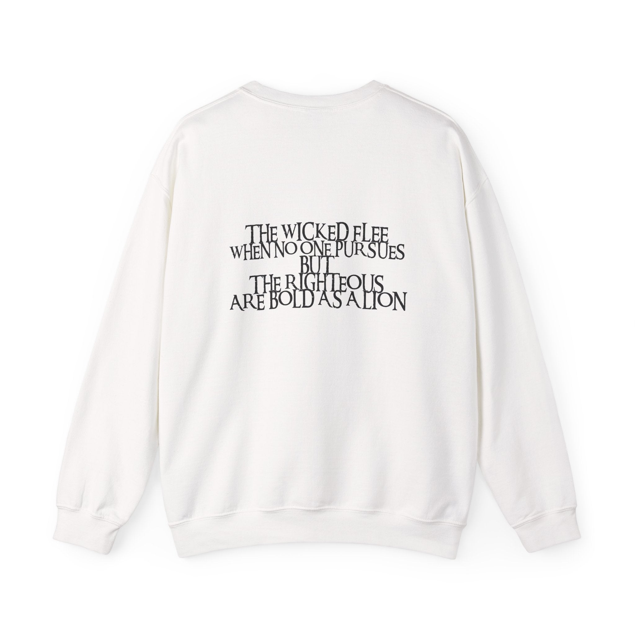 Bold as a Lion – Proverbs 28:1 Christian Sweatshirt