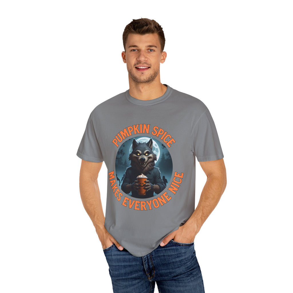 Pumpkin Spice Werewolf Halloween Shirt – Fall Coffee Lovers Tee