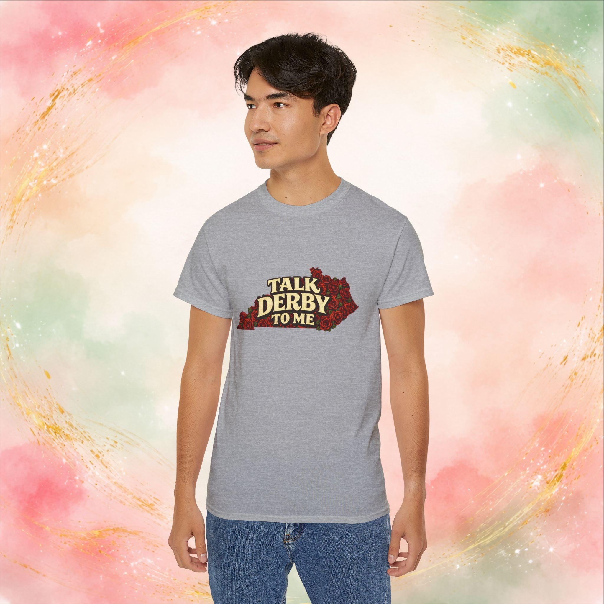 Talk Derby To Me T-Shirt | Kentucky Derby Roses Graphic Tee