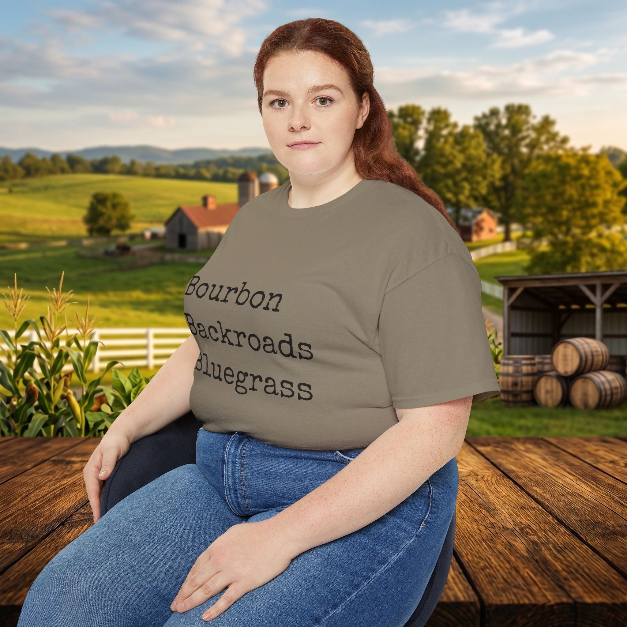 Bourbon Backroads Bluegrass Kentucky T-Shirt | Southern Comfort Graphic Tee