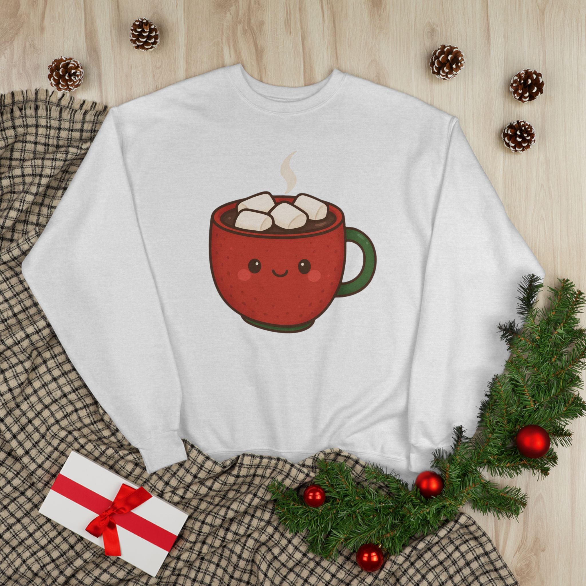 Cuddly Cocoa — Cozy Christmas Sweatshirt