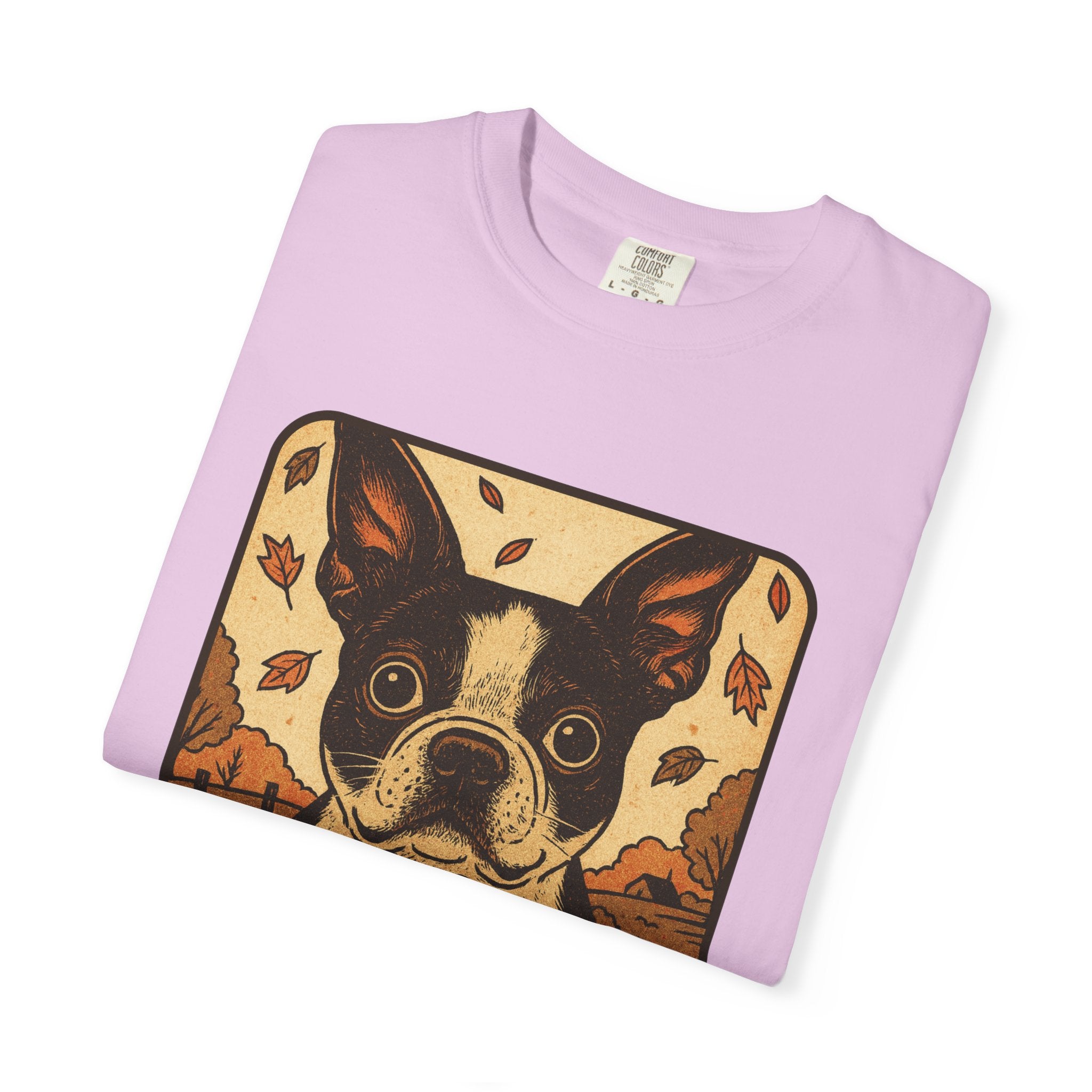 Boston Terrier Pumpkin Pals – Vintage Halloween Tee