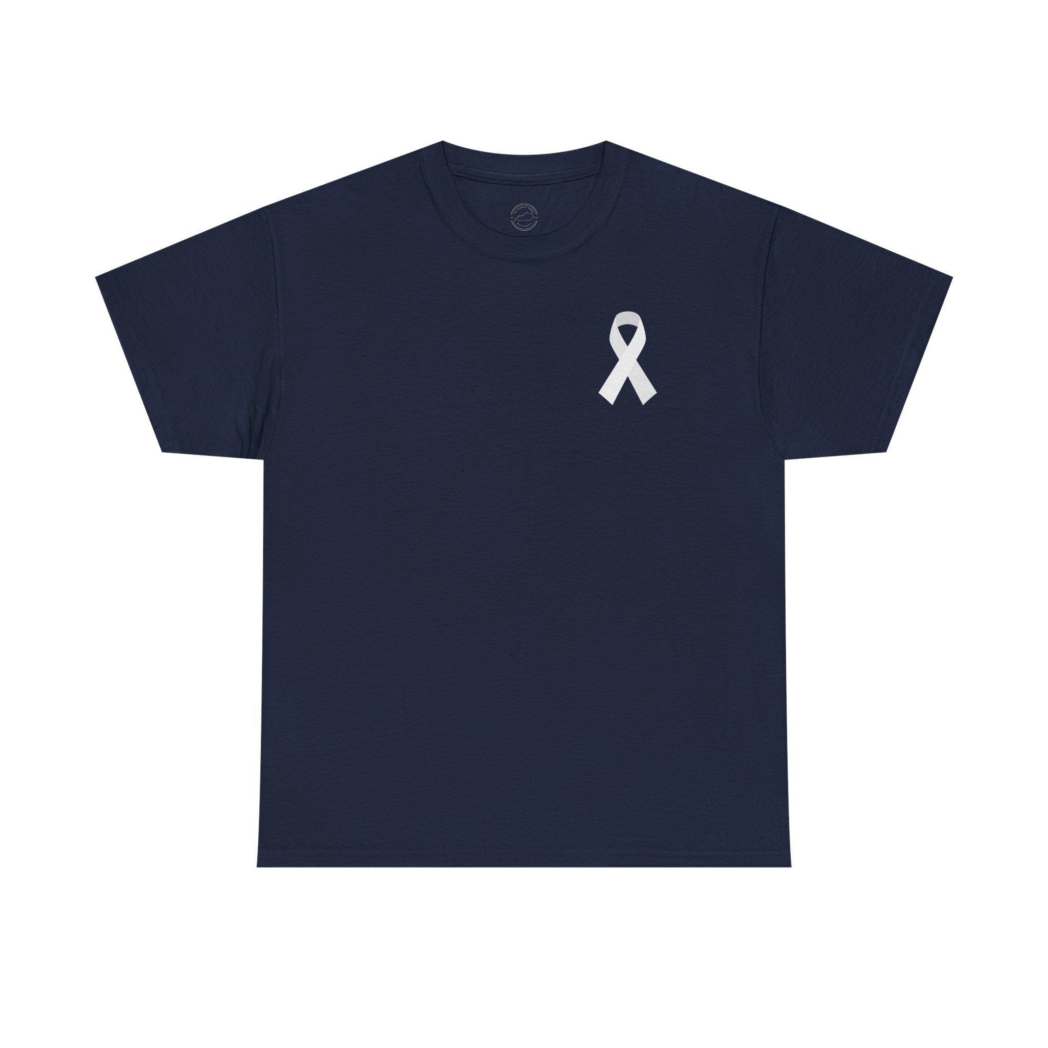 Breathe Hope – White Flower Lung Cancer Awareness T-Shirt