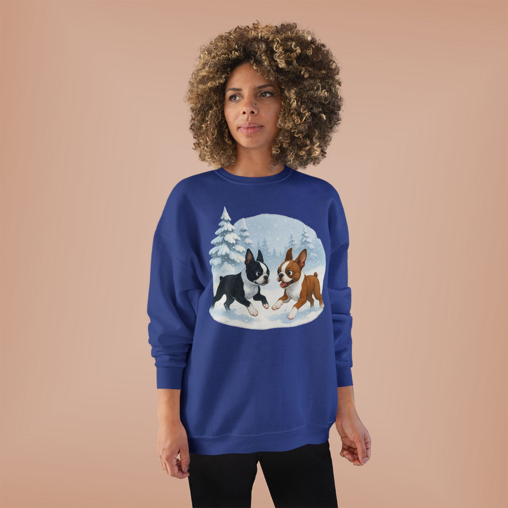 Boston Terriers Winter Wonderland Sweatshirt