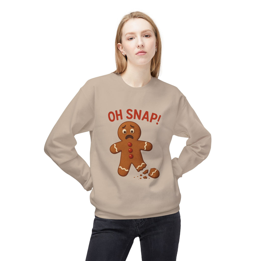 Oh Snap! Funny Gingerbread Christmas Sweatshirt