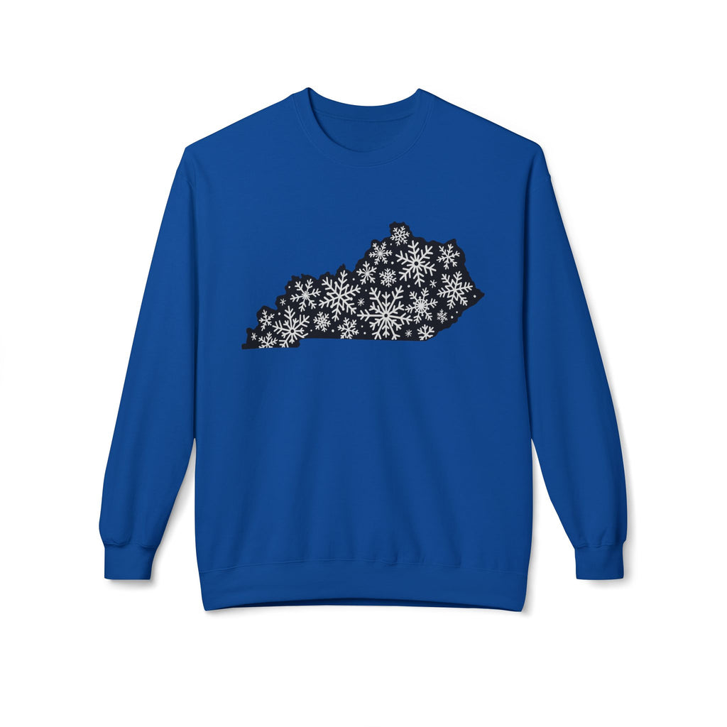 Snowflakes Over Kentucky Winter Sweatshirt