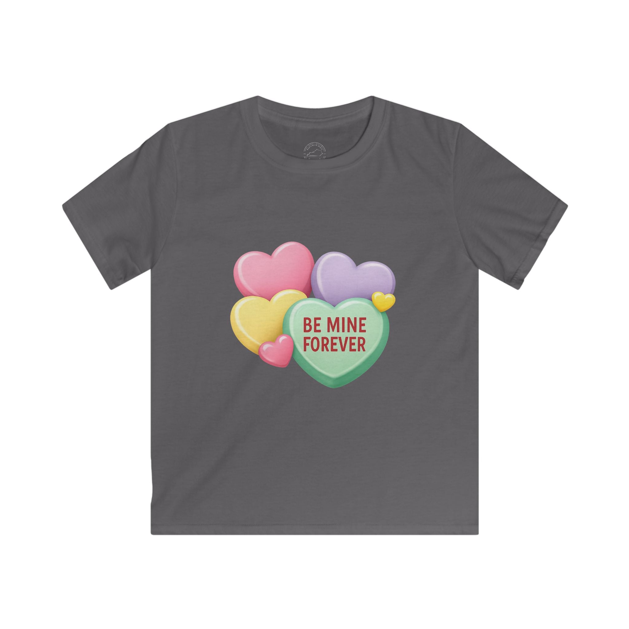 Be Mine Forever Kids Valentine’s Day Shirt – Cute Candy Heart Love Tee for Boys & Girls