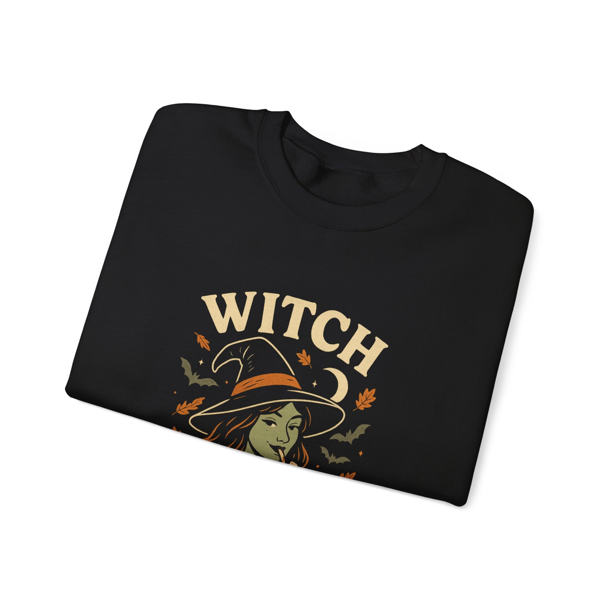 Witch Please Halloween Sweatshirt – Cozy Fall Witch PSL Design