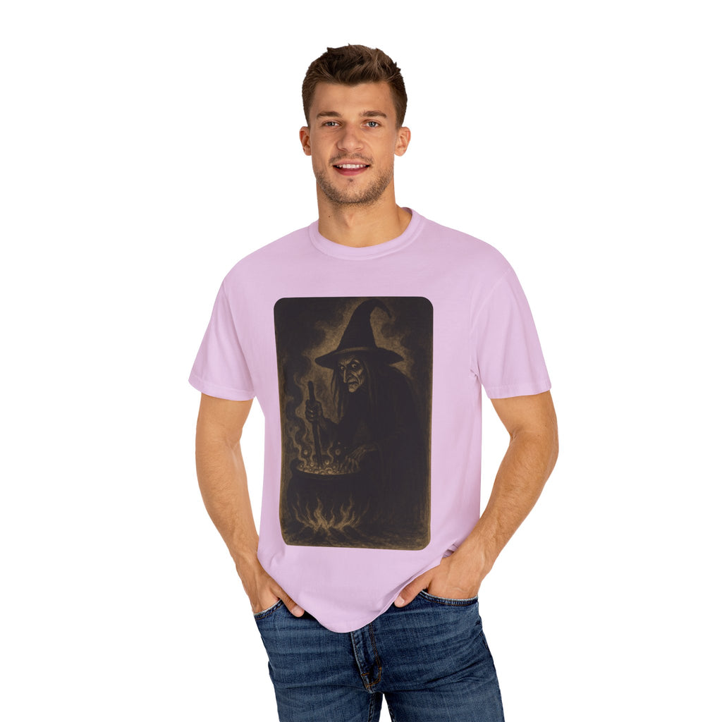 Vintage Witch Brewing Cauldron Halloween Shirt