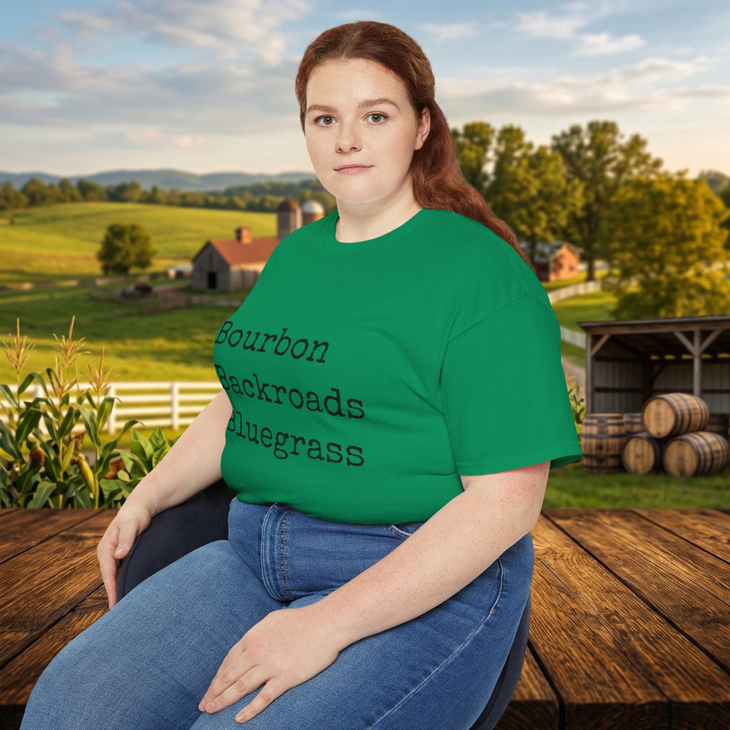 Bourbon Backroads Bluegrass Kentucky T-Shirt | Southern Comfort Graphic Tee