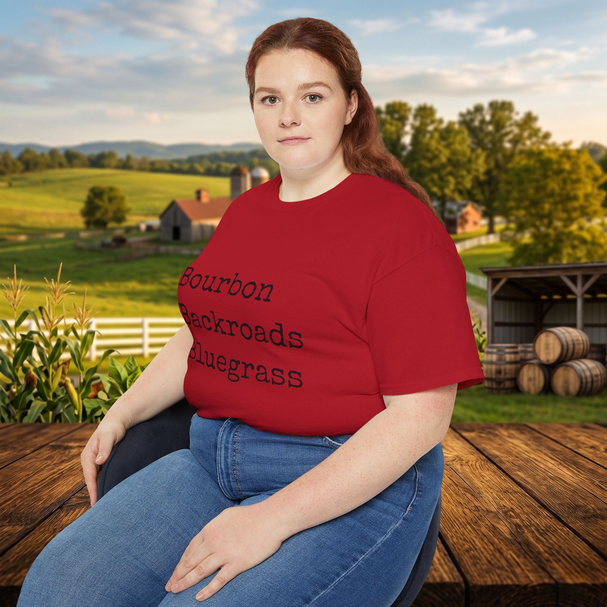 Bourbon Backroads Bluegrass Kentucky T-Shirt | Southern Comfort Graphic Tee