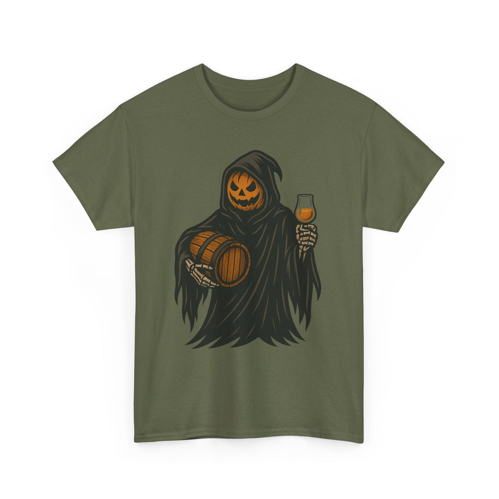 Pumpkin Reaper Bourbon Halloween T-Shirt