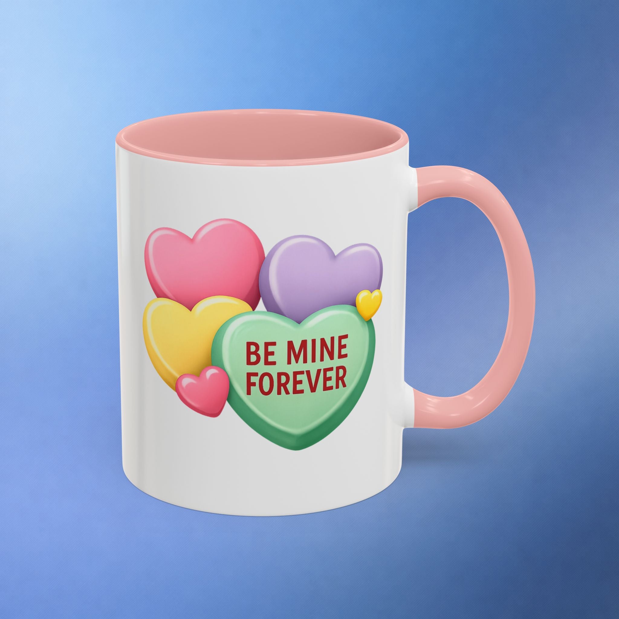 Be Mine Forever Valentine’s Day Mug – Cute Candy Heart Coffee Cup | Romantic Gift for Him or Her