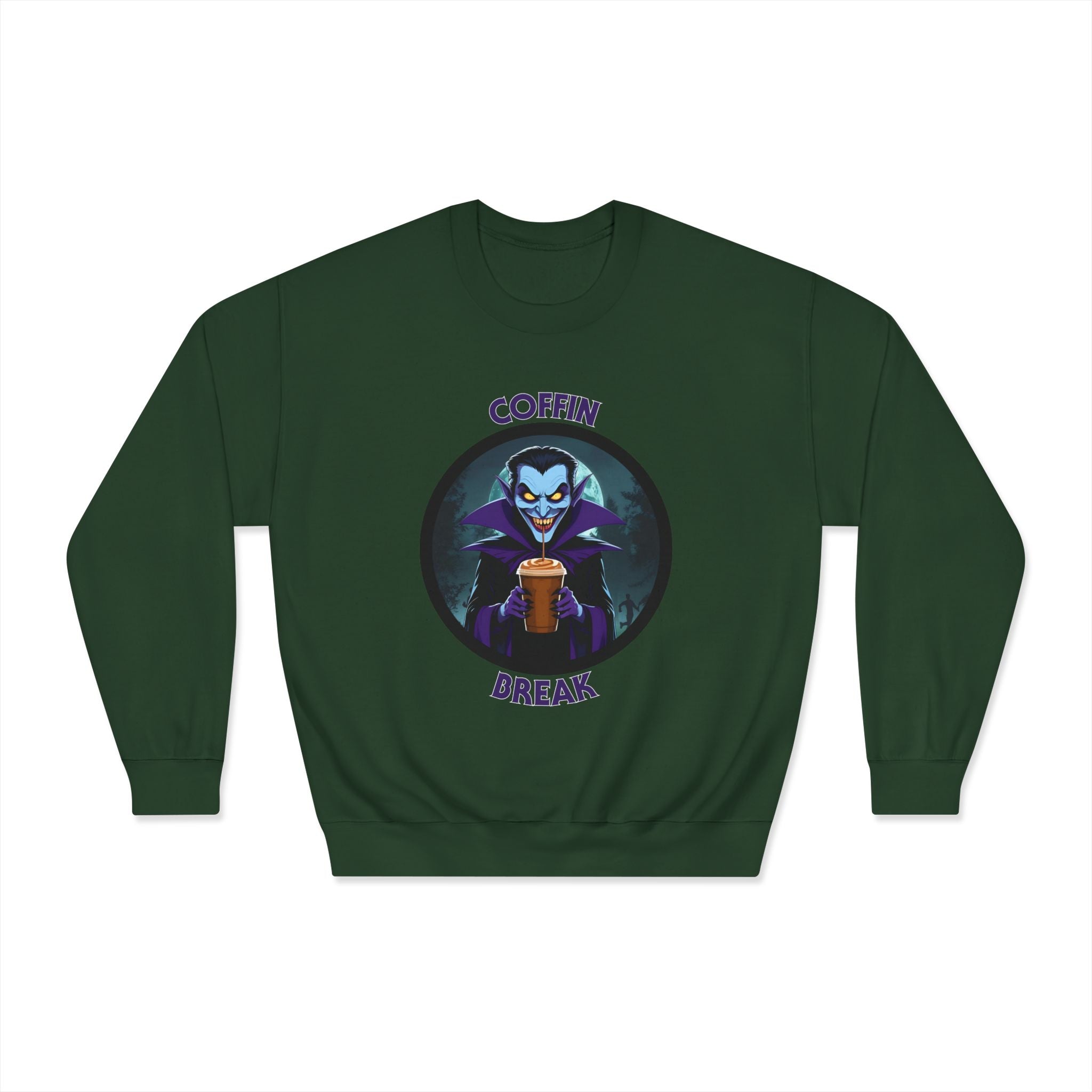 Coffin Break Halloween Sweatshirt (Unisex)
