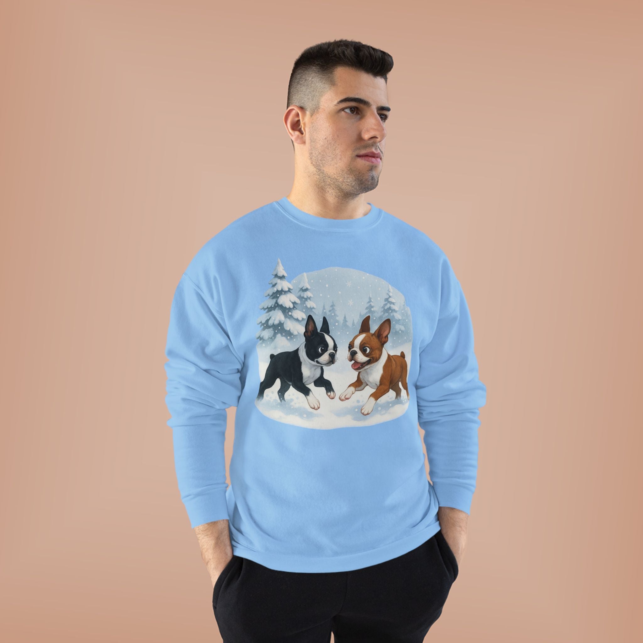 Boston Terriers Winter Wonderland Sweatshirt