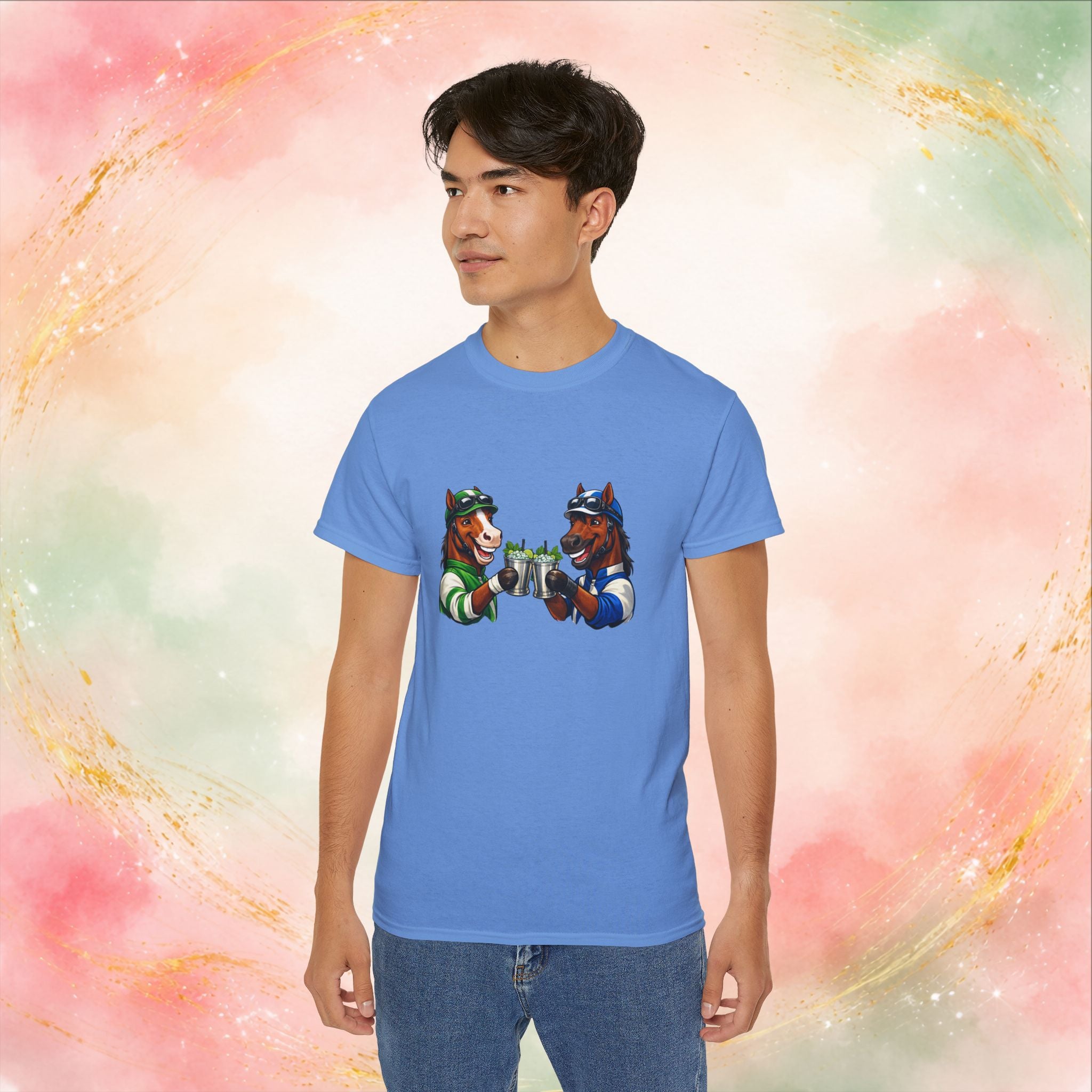 Derby Day Cheers: Funny Jockey Horses & Mint Juleps T-Shirt