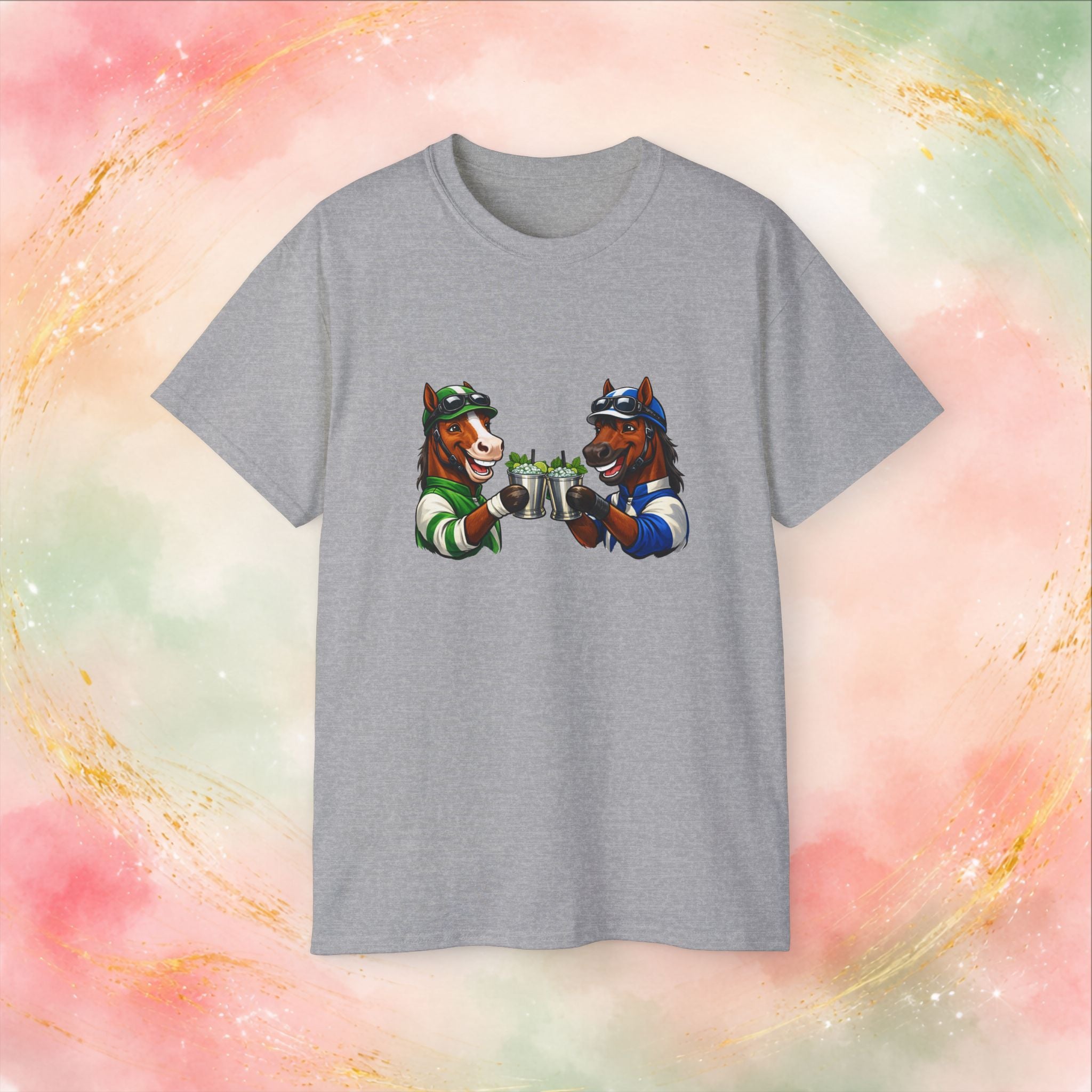 Derby Day Cheers: Funny Jockey Horses & Mint Juleps T-Shirt