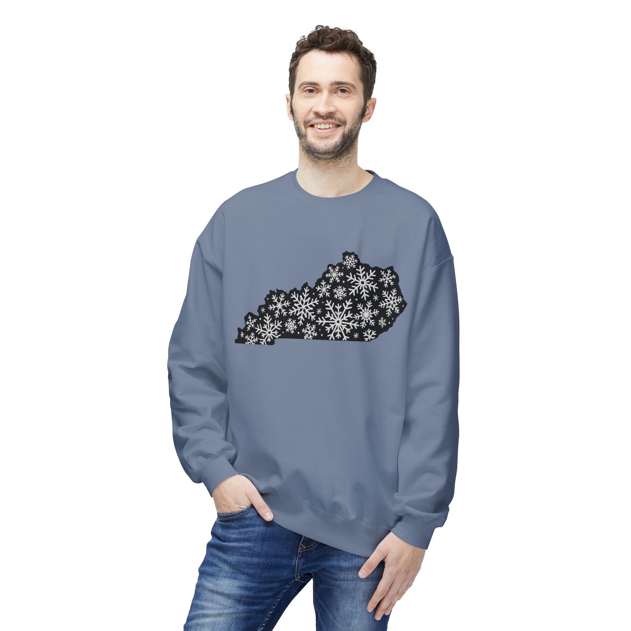Snowflakes Over Kentucky Winter Sweatshirt