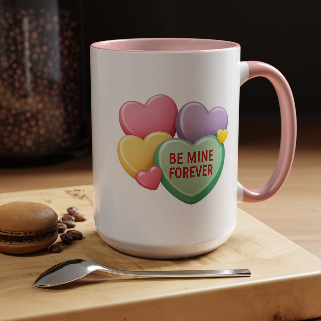 Be Mine Forever Valentine’s Day Mug – Cute Candy Heart Coffee Cup | Romantic Gift for Him or Her