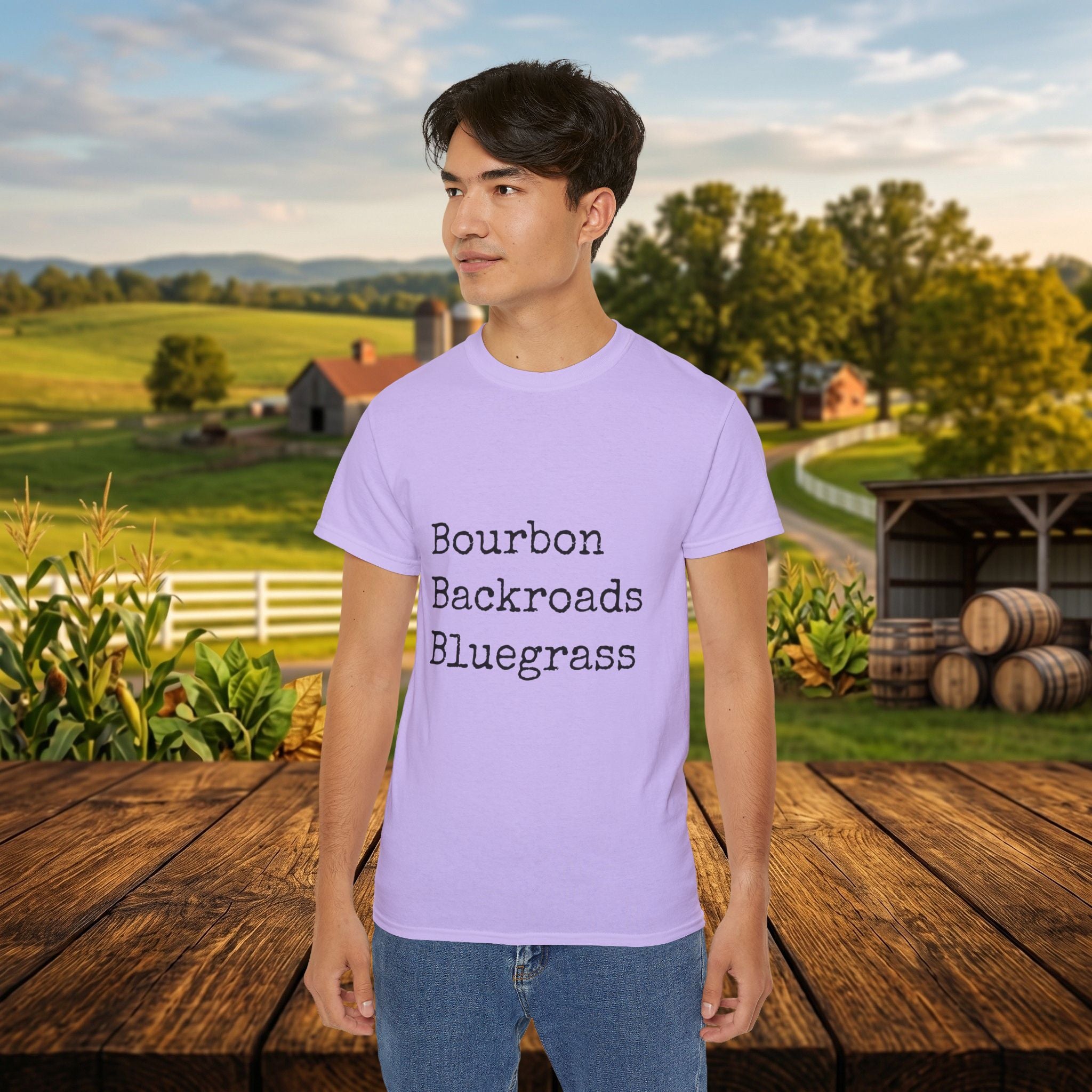 Bourbon Backroads Bluegrass Kentucky T-Shirt | Southern Comfort Graphic Tee