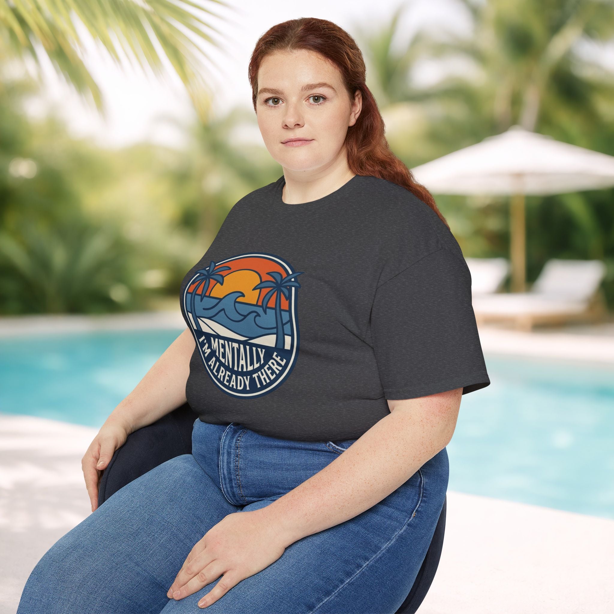 Mentally I’m Already There Summer Beach Sunset T-Shirt