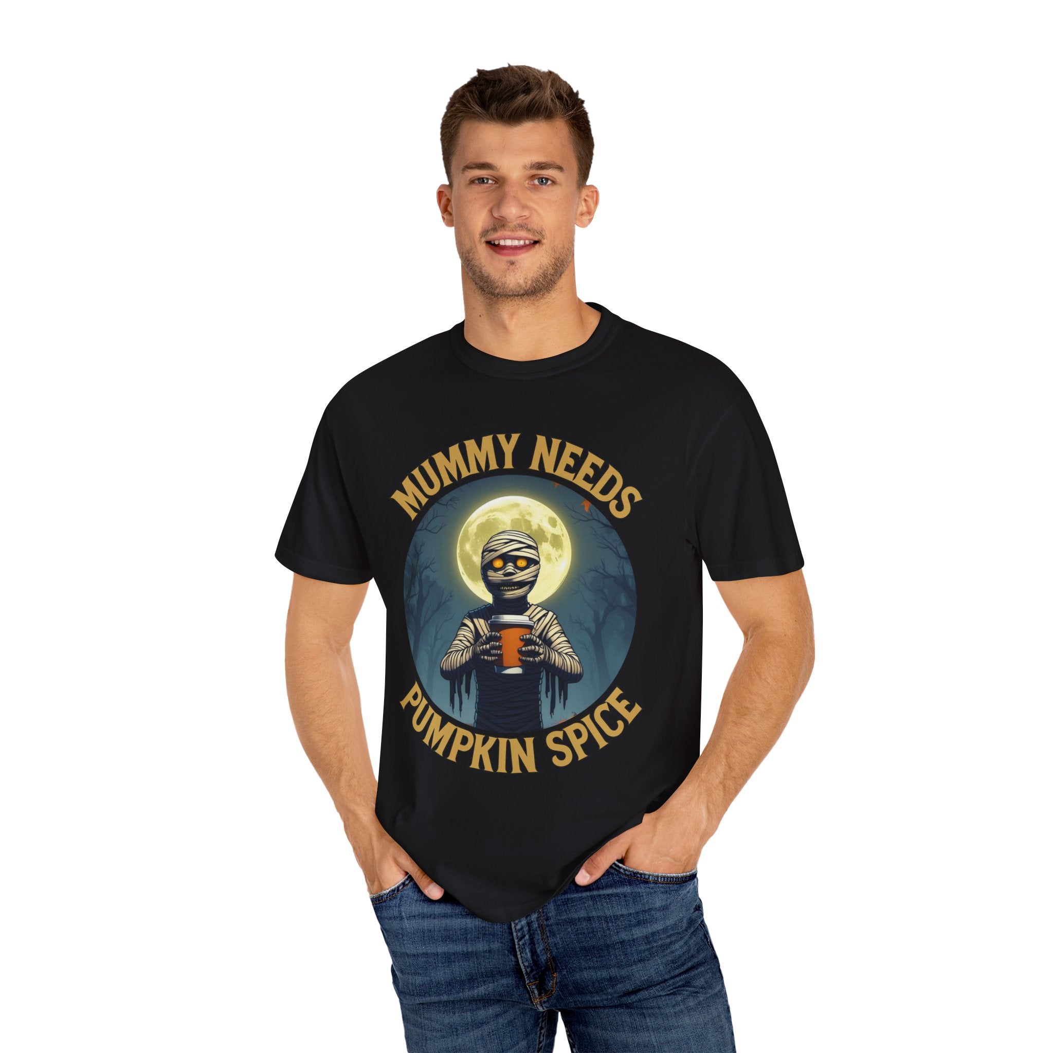 Mummy Needs Pumpkin Spice Halloween T-Shirt
