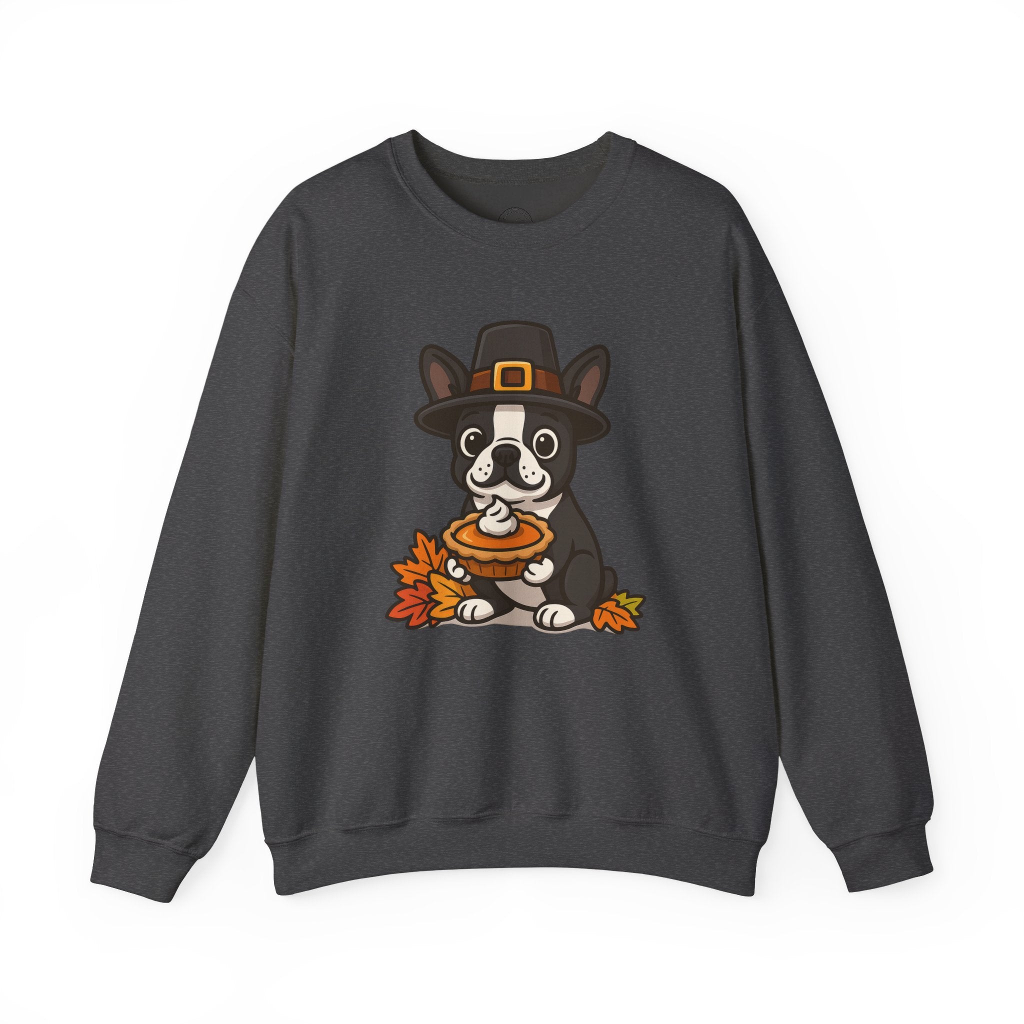 Boston Terrier Pilgrim Thanksgiving Sweatshirt
