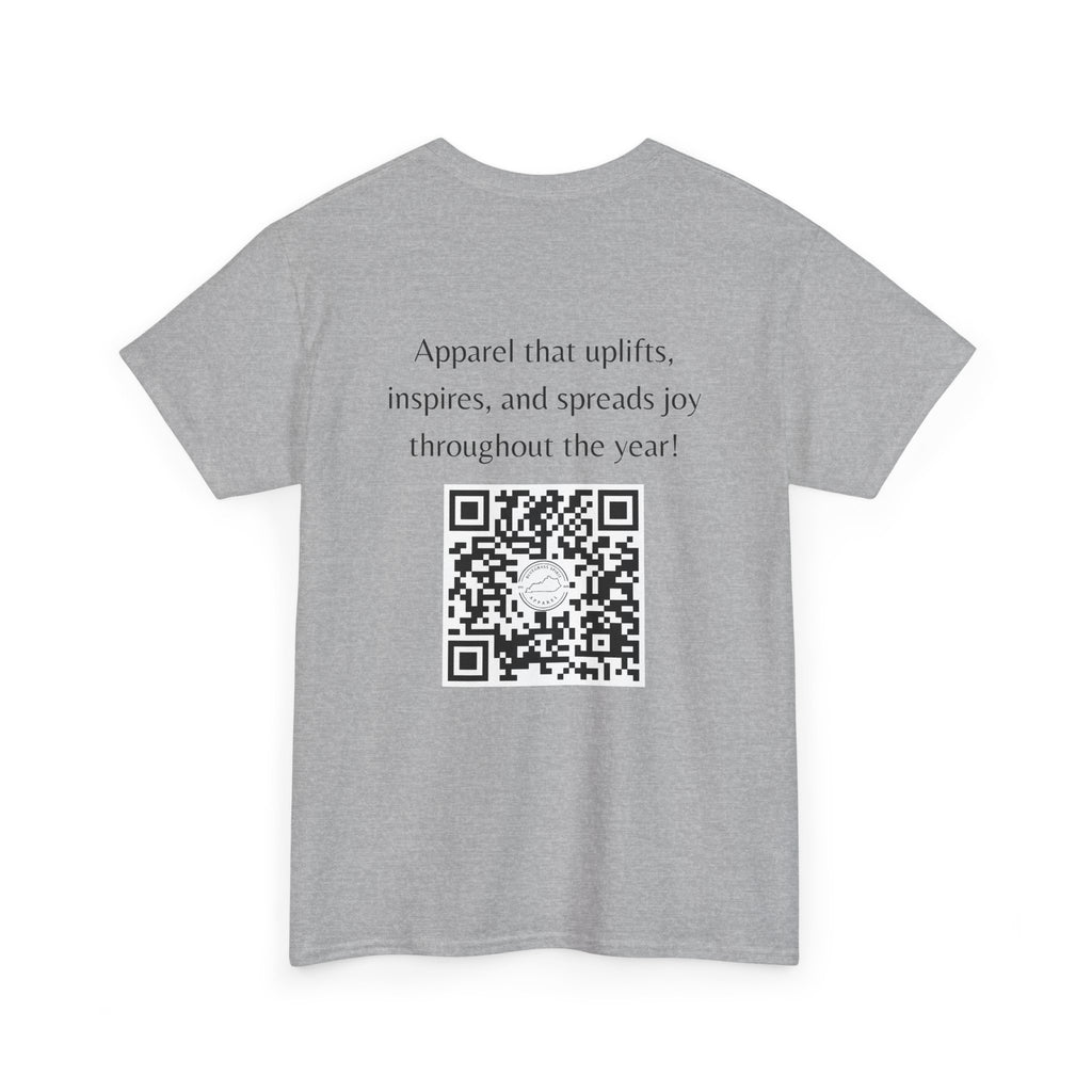 Bluegrass Spirit Logo Promo T-Shirt | Front Logo + QR Code Back (Light)