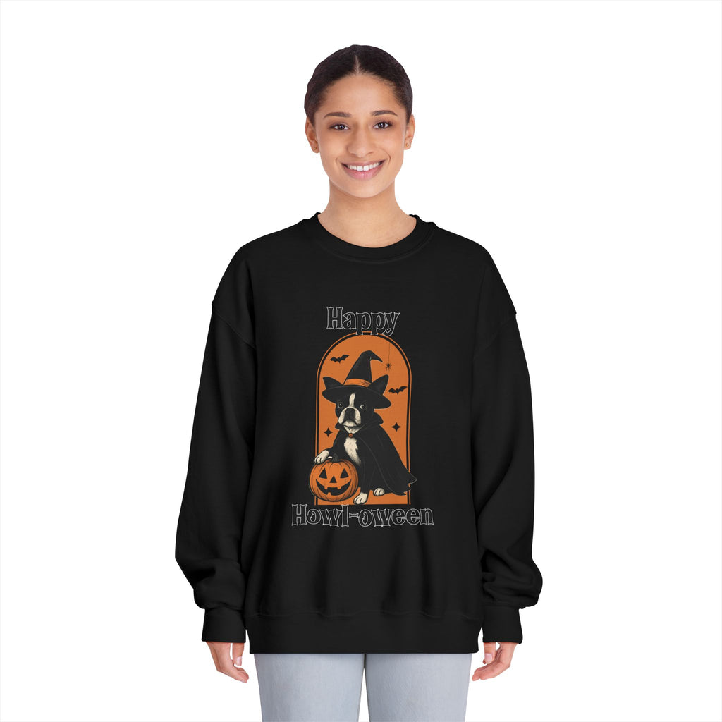 Happy Howl-Oween (Halloween Sweatshirt For Dog Lovers)