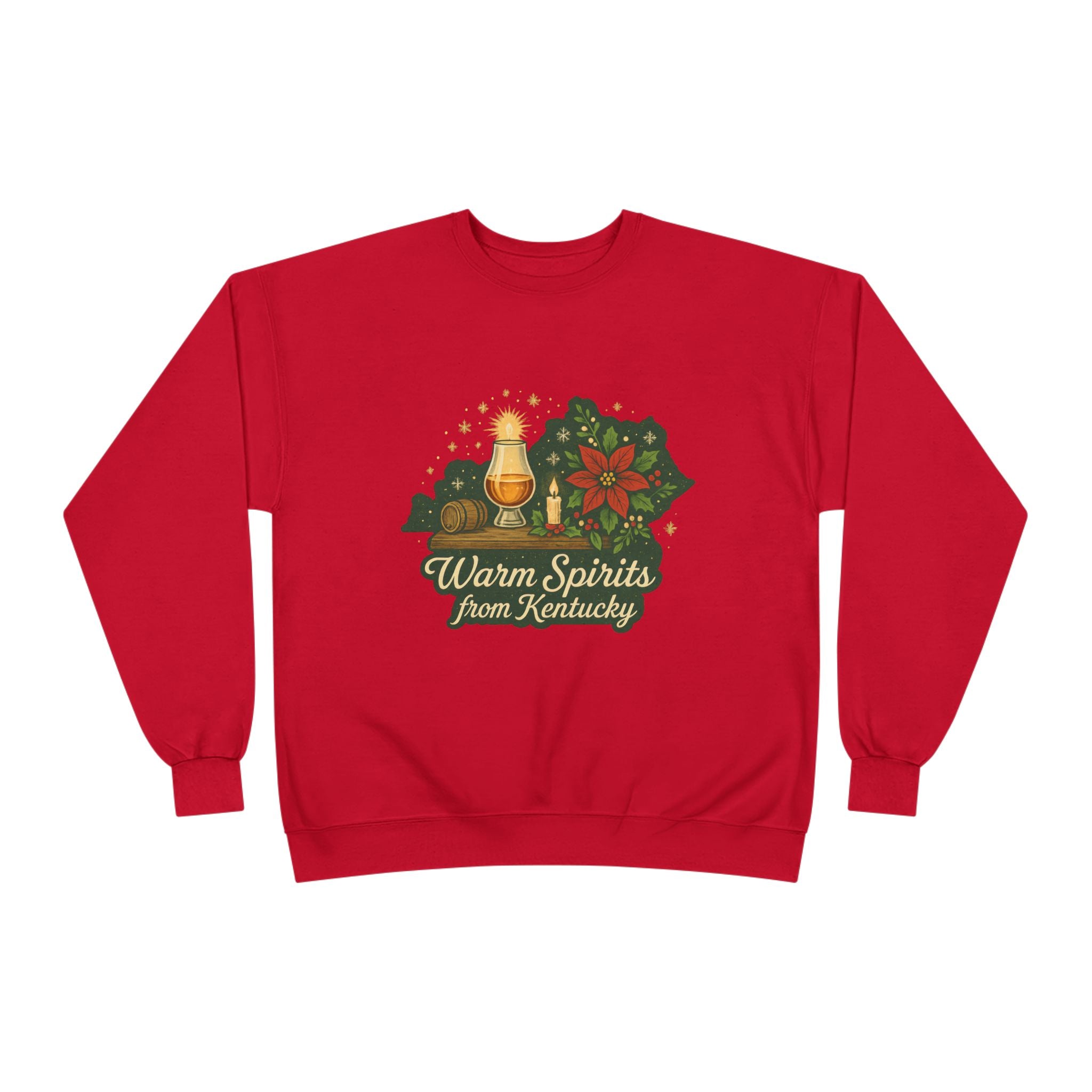 Warm Spirits from Kentucky - Christmas Sweatshirt