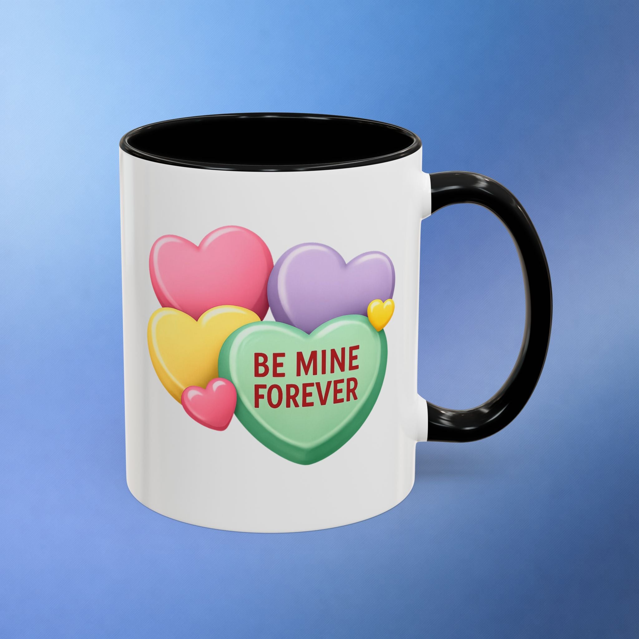 Be Mine Forever Valentine’s Day Mug – Cute Candy Heart Coffee Cup | Romantic Gift for Him or Her