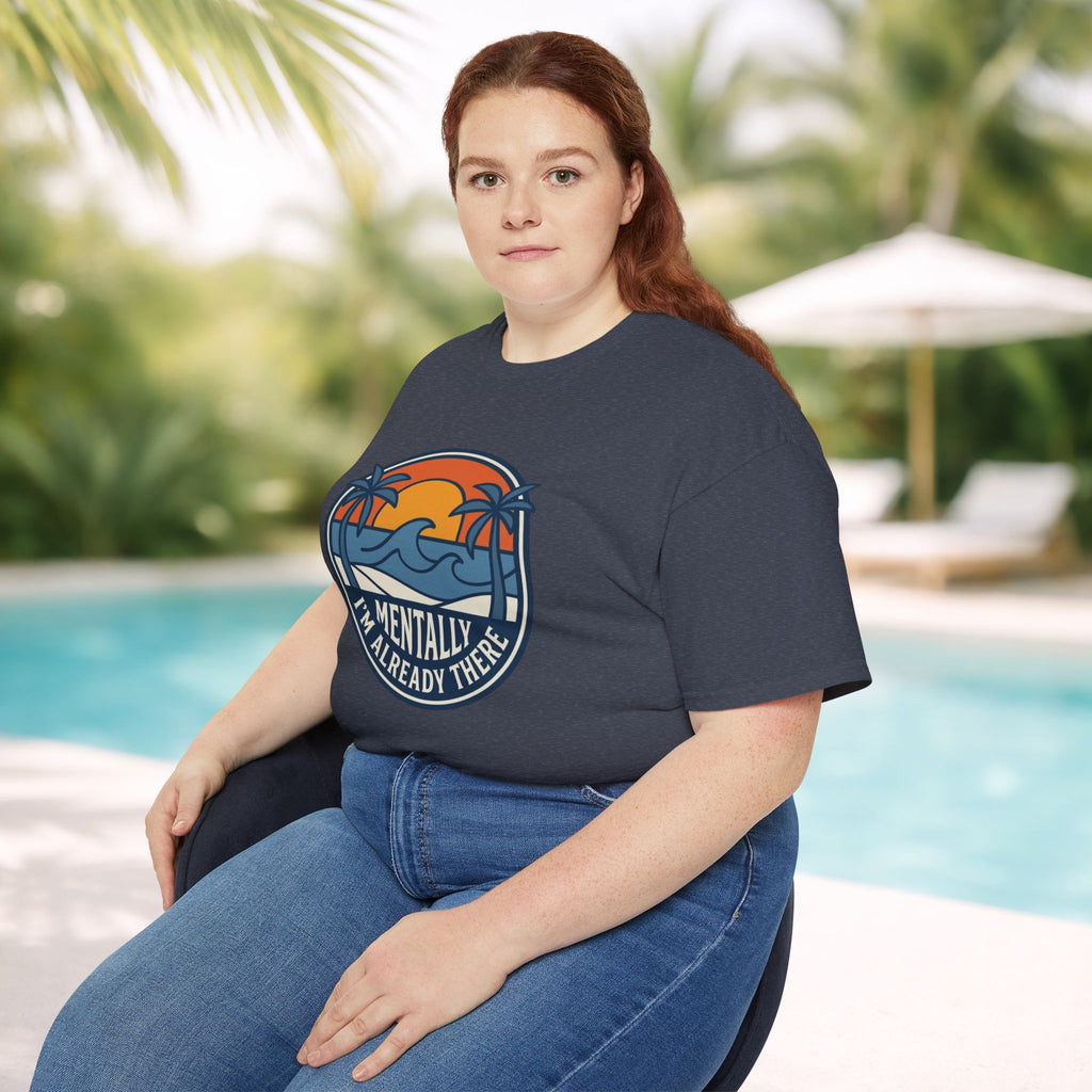 Mentally I’m Already There Summer Beach Sunset T-Shirt