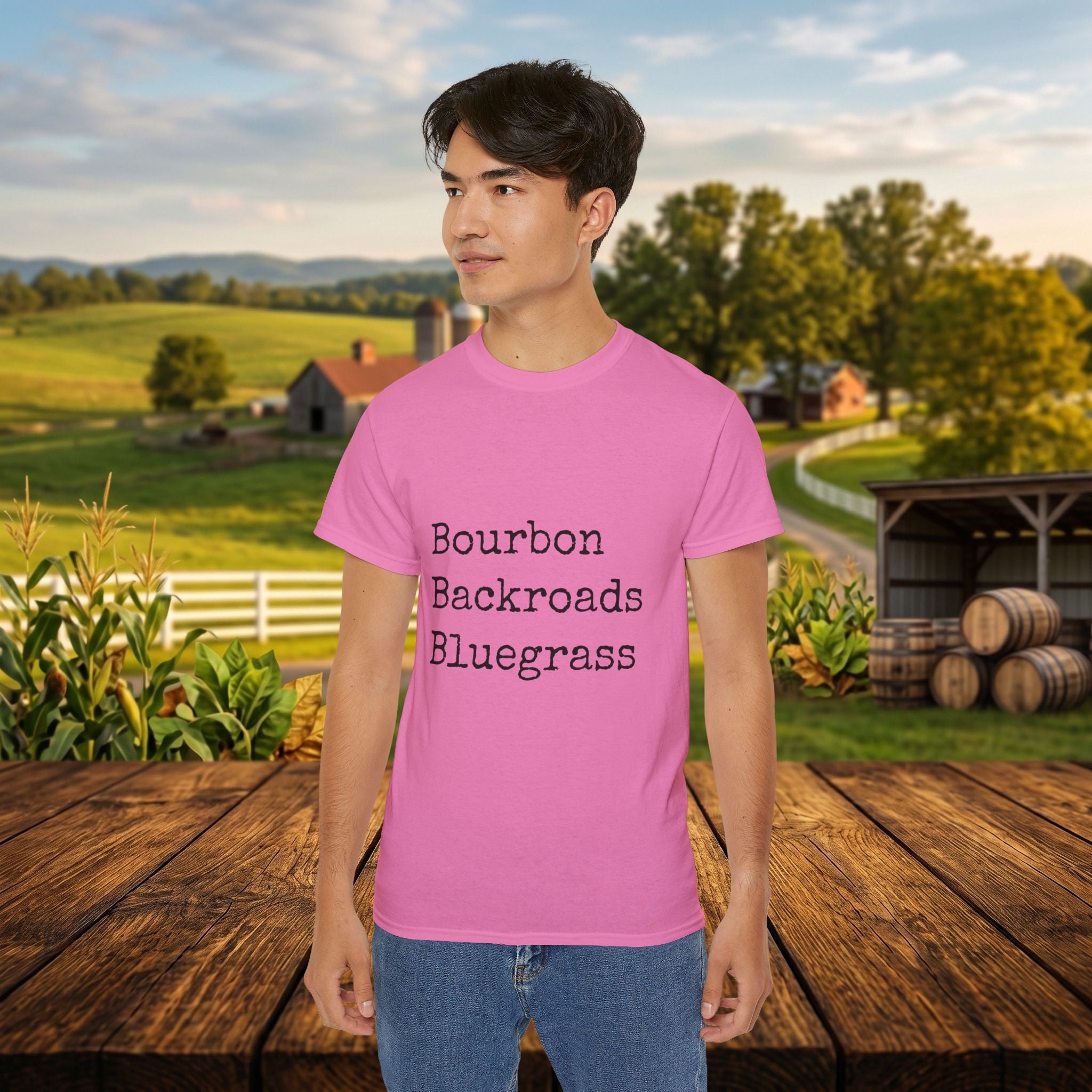 Bourbon Backroads Bluegrass Kentucky T-Shirt | Southern Comfort Graphic Tee