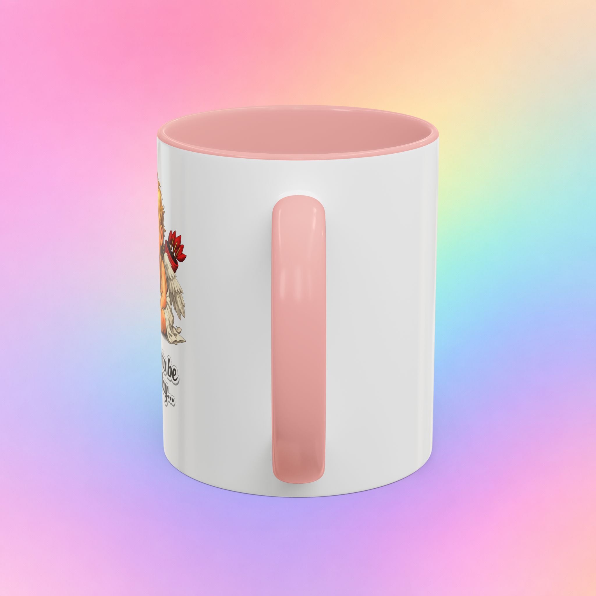 It’s Going to Be a Long Day Cupid Coffee Mug – Funny Valentine’s Day Coffee Lover Gift