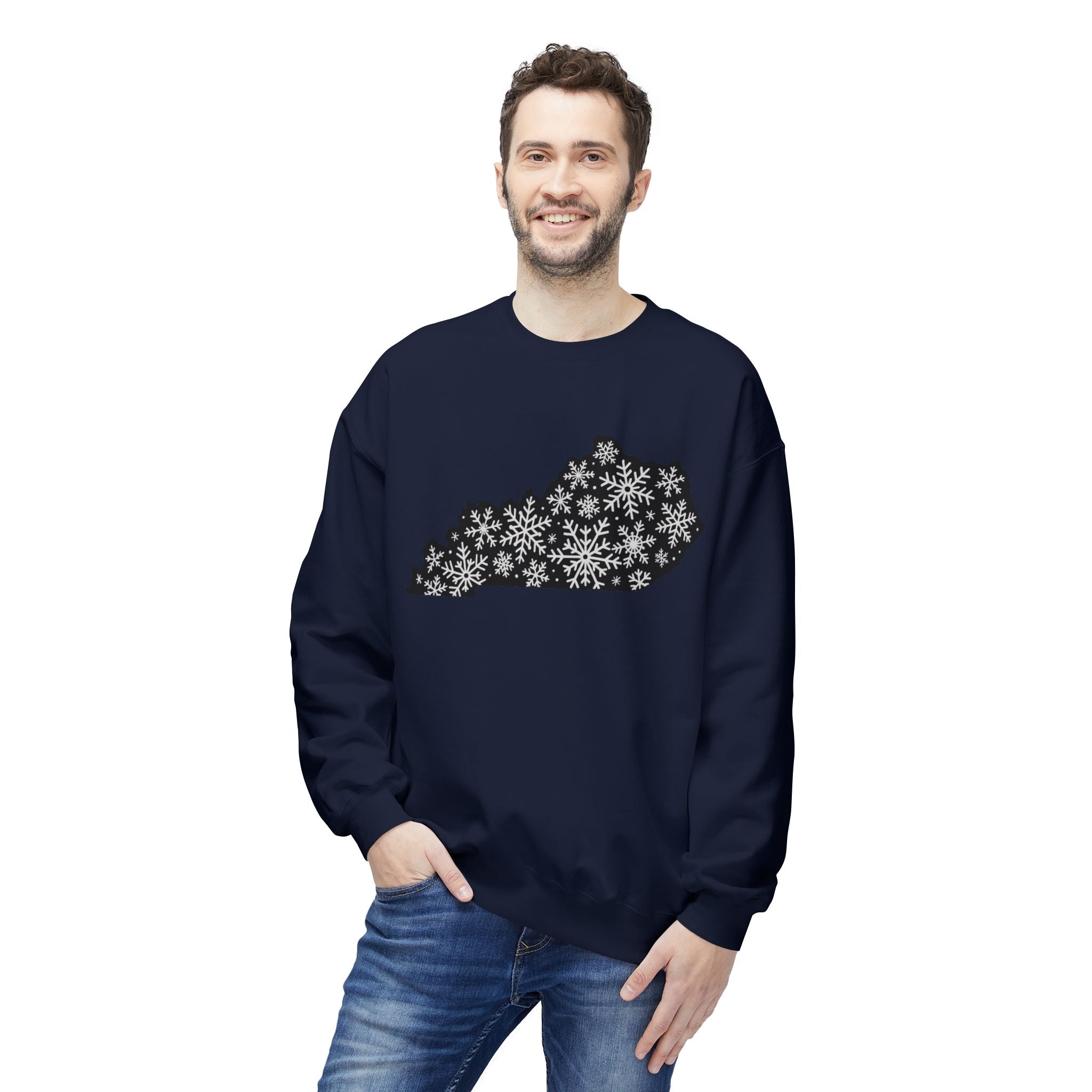 Snowflakes Over Kentucky Winter Sweatshirt