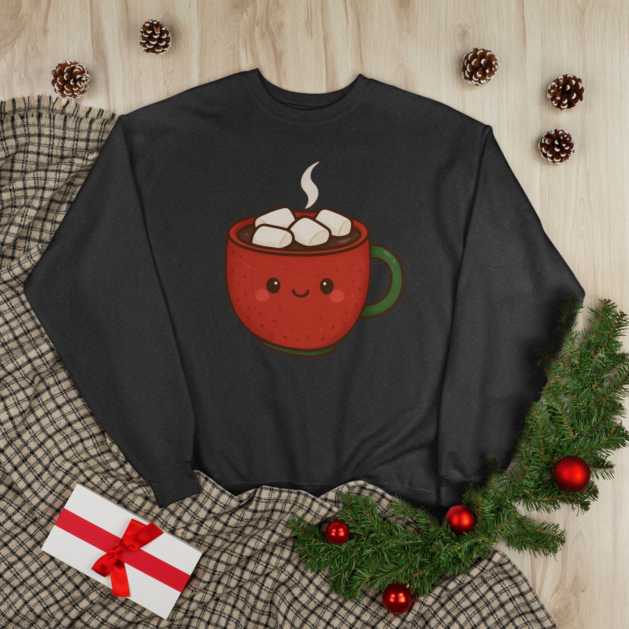 Cuddly Cocoa — Cozy Christmas Sweatshirt