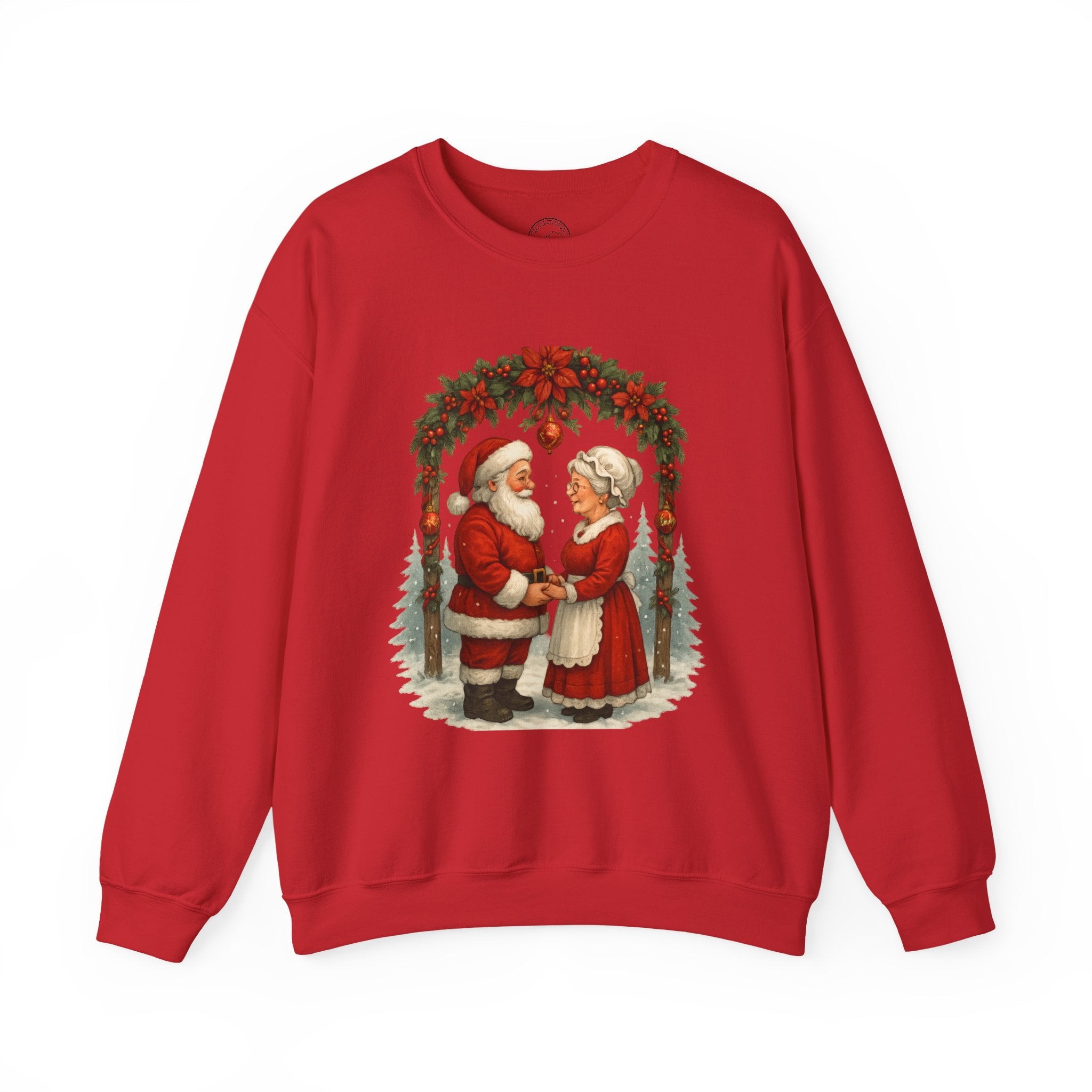 Santa & Mrs. Claus Christmas Wedding Arch T-Shirt & Sweatshirt