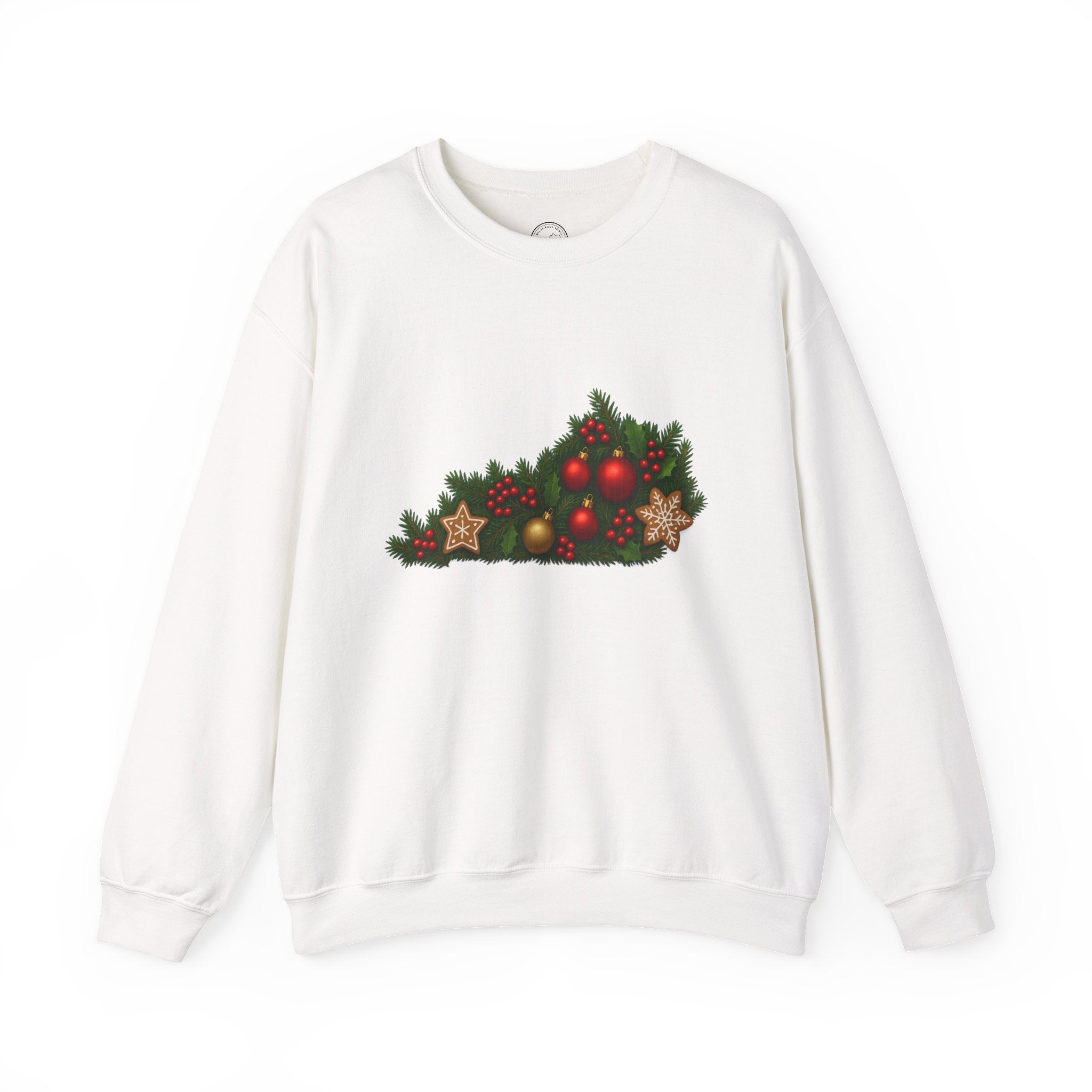 Kentucky Christmas Wreath Sweatshirt