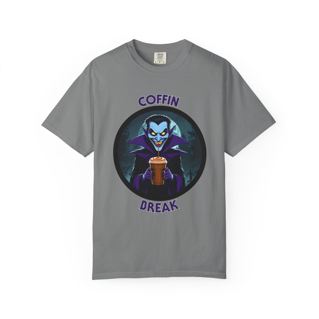Coffin Break T-shirt (Even vampires need caffeine)