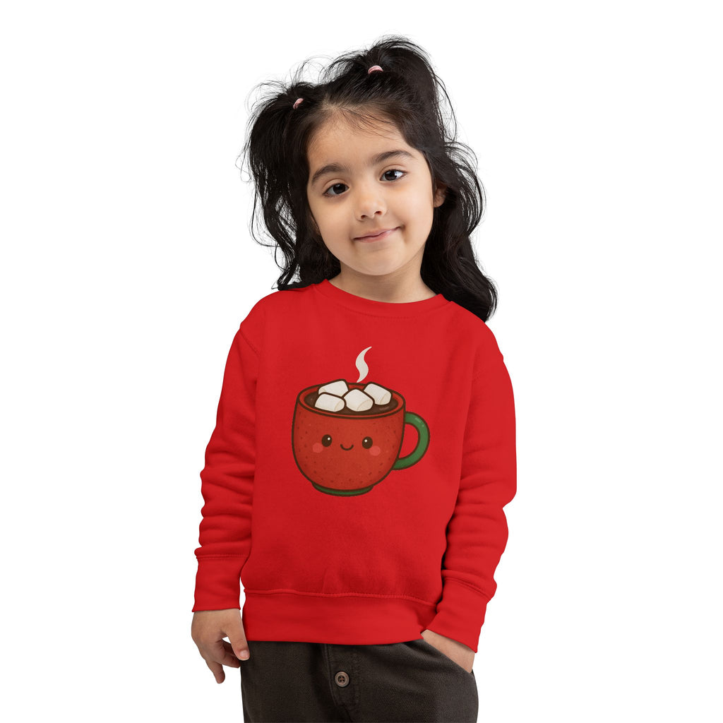 🎄 Cuddly Cocoa – Adorable Christmas Toddler Sweatshirt