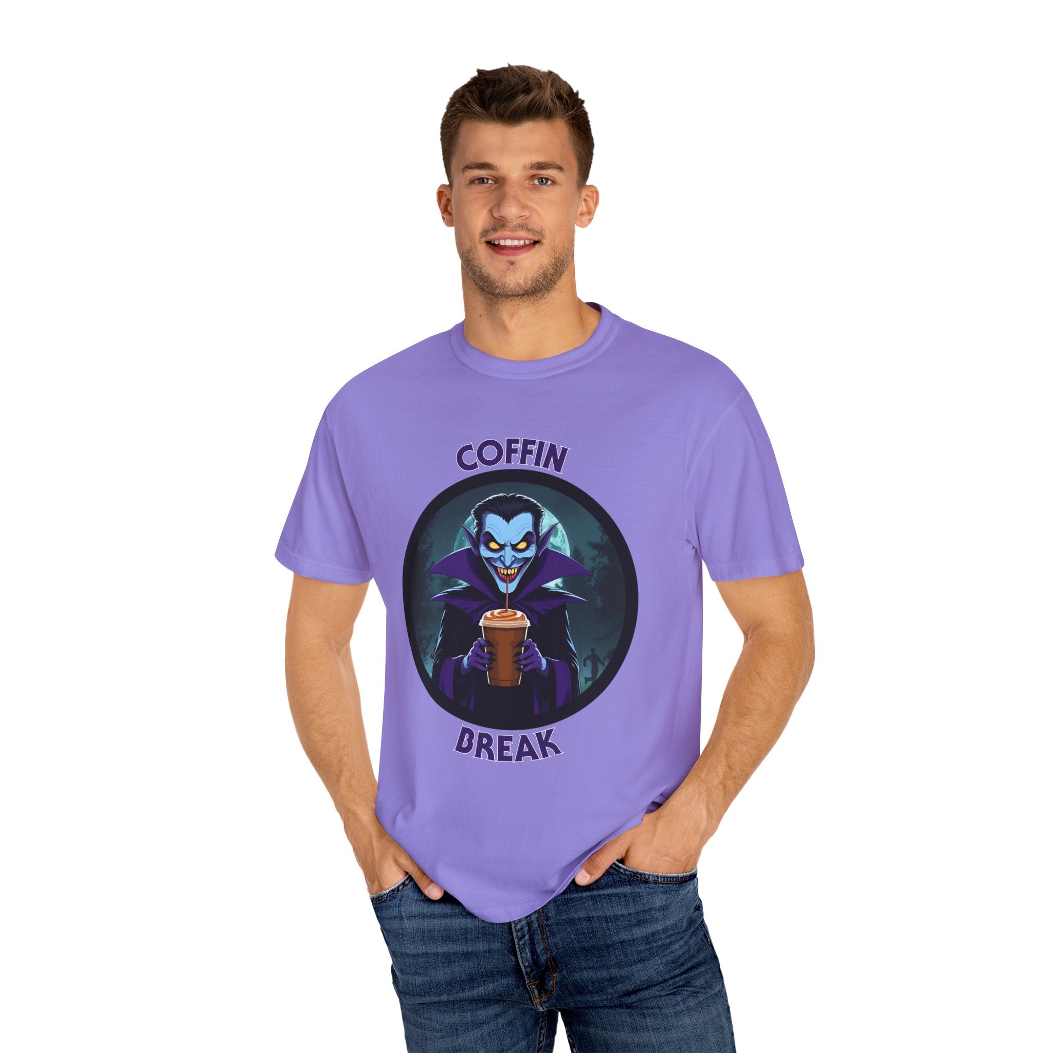 Coffin Break T-shirt (Even vampires need caffeine)