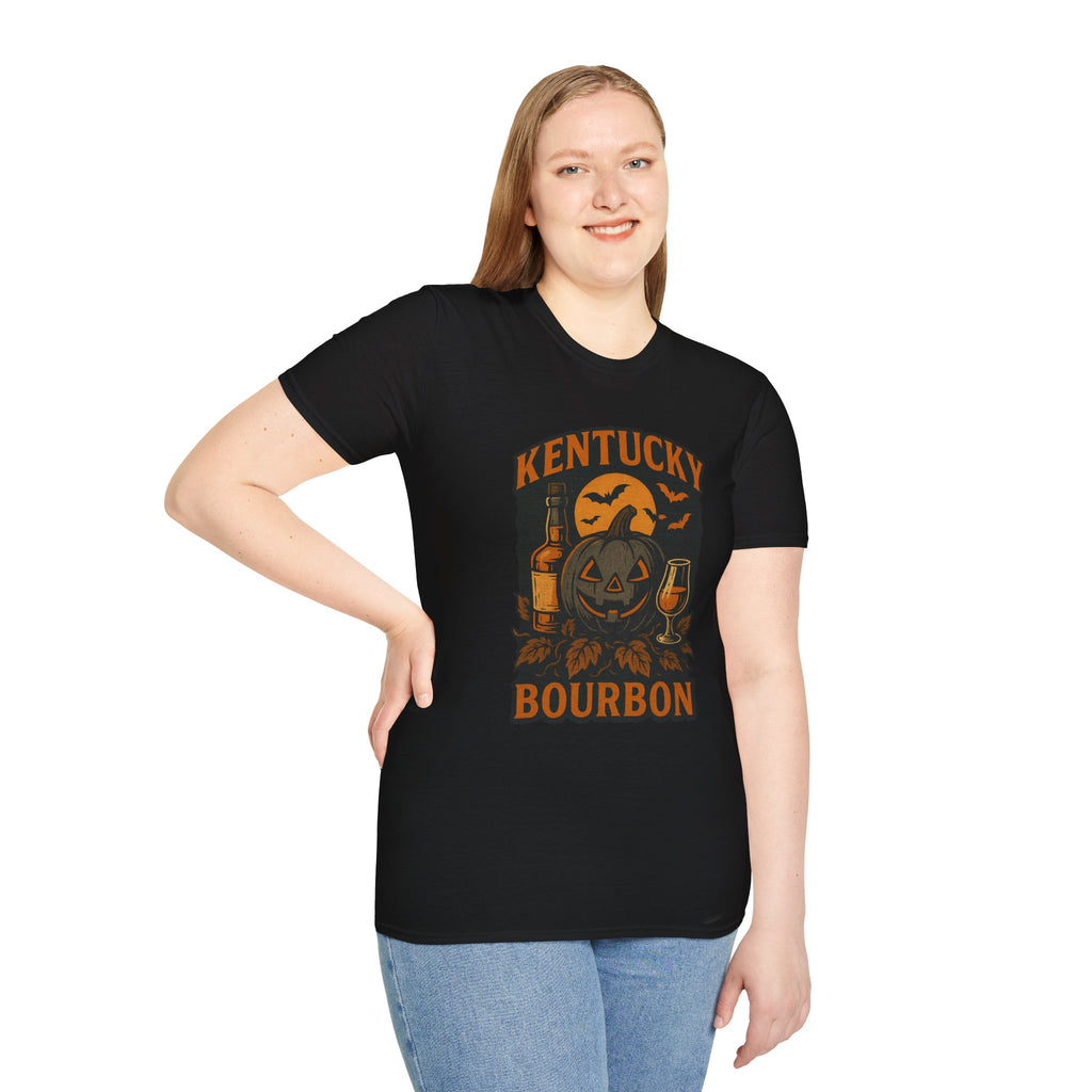 Kentucky Bourbon Halloween Jack-O’-Lantern T-Shirt