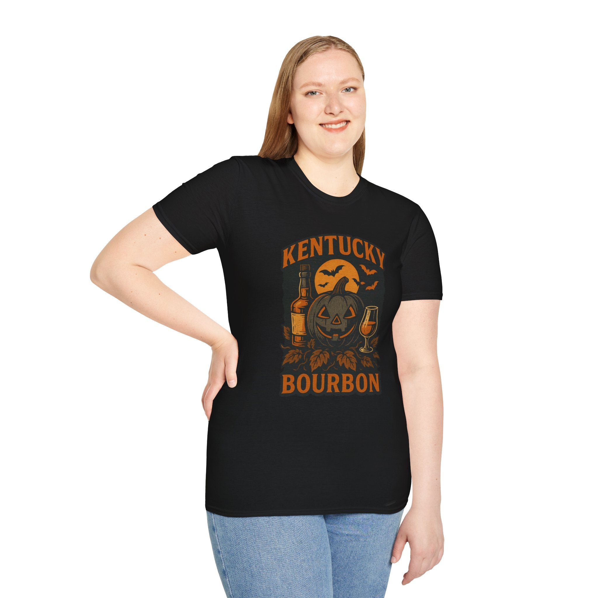 Kentucky Bourbon Halloween Jack-O’-Lantern T-Shirt