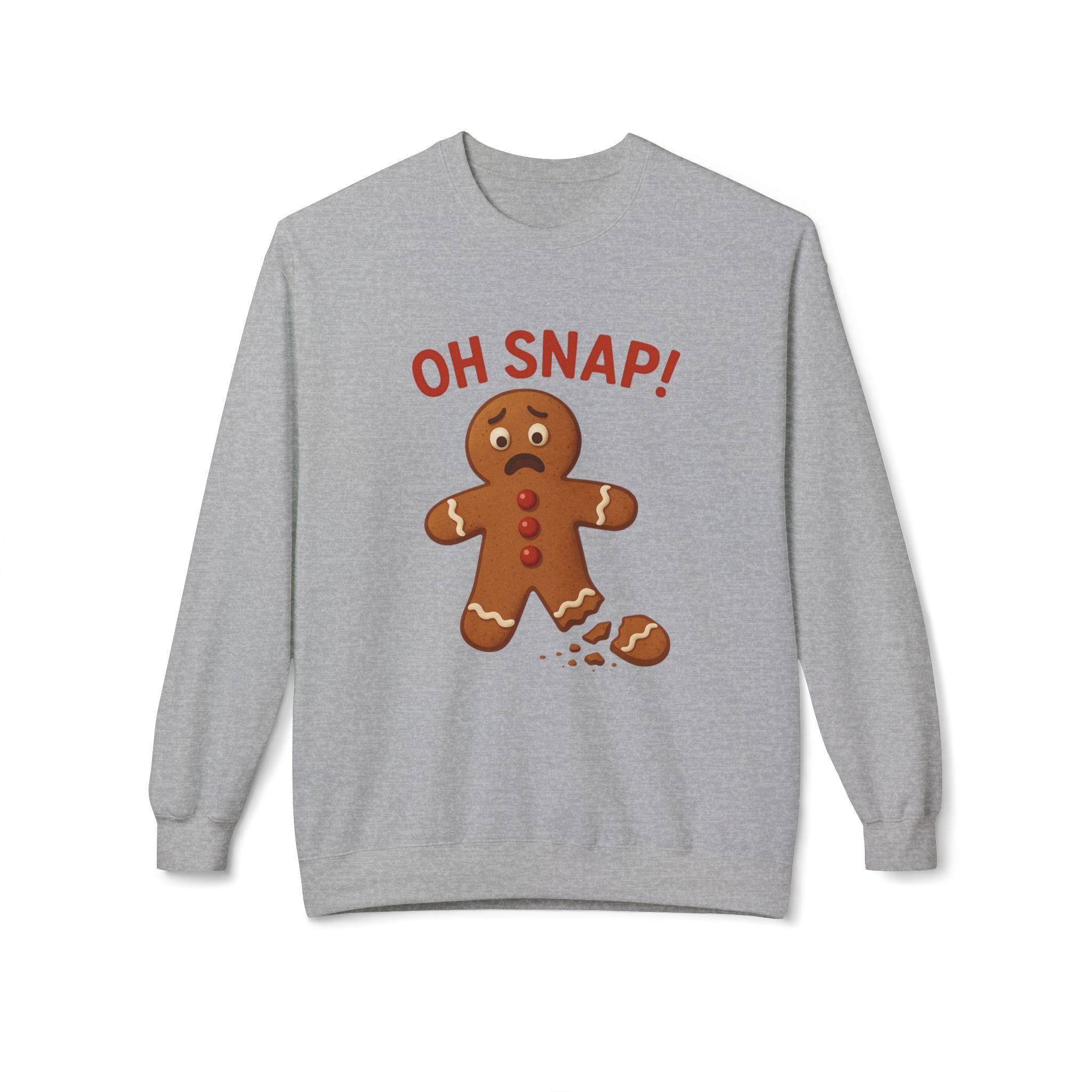 Oh Snap! Funny Gingerbread Christmas Sweatshirt