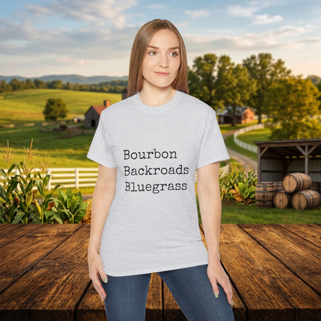 Bourbon Backroads Bluegrass Kentucky T-Shirt | Southern Comfort Graphic Tee