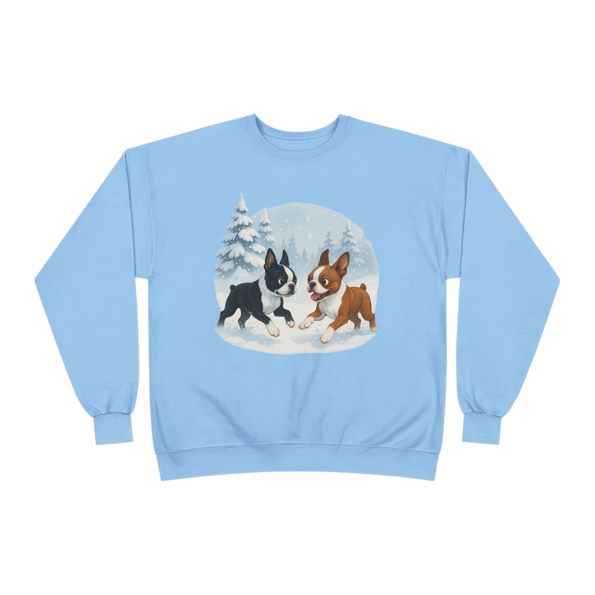 Boston Terriers Winter Wonderland Sweatshirt